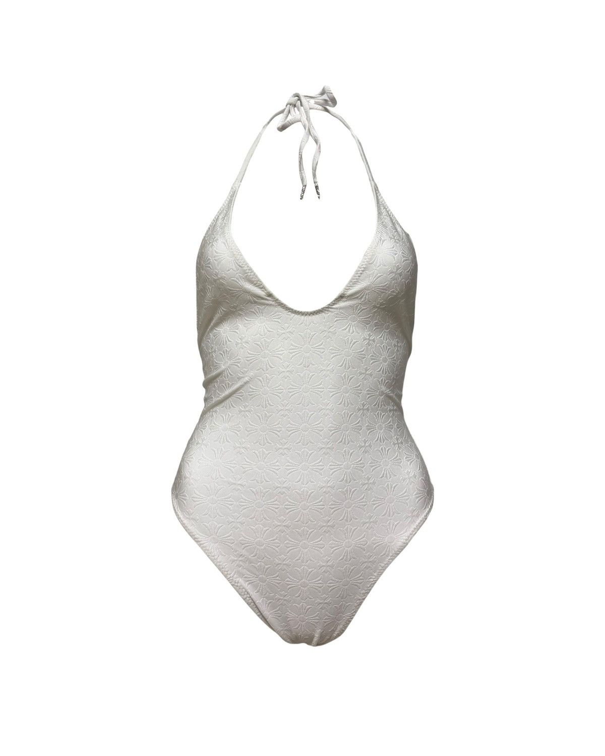Chrome Hearts CHROME HEARTS Embossed Cross Halterneck One-Piece Swimsuit Size XS / US 0-2 / IT 36-38 - 1 Thumbnail