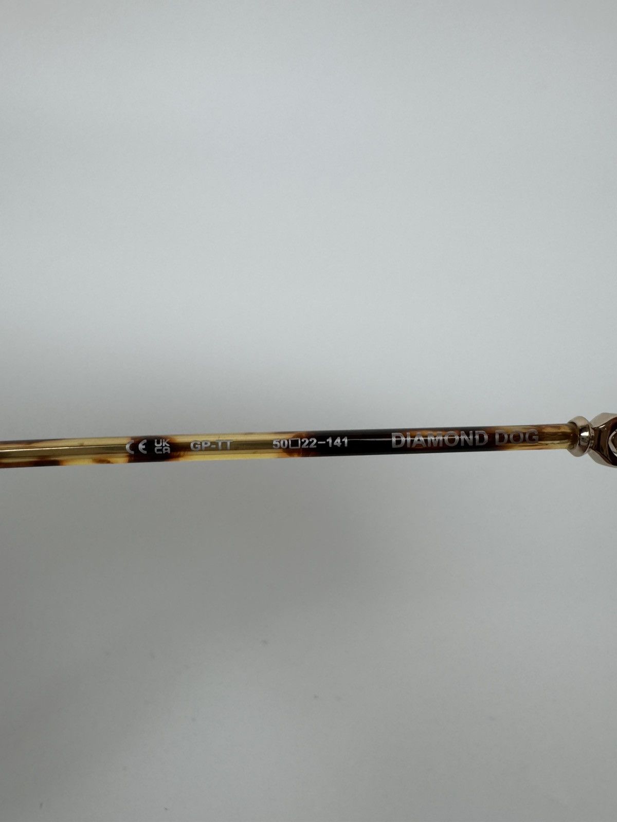 Chrome Hearts Chrome Hearts Diamand Dog Brown-Gold Sunglasses Size ONE SIZE - 15 Thumbnail
