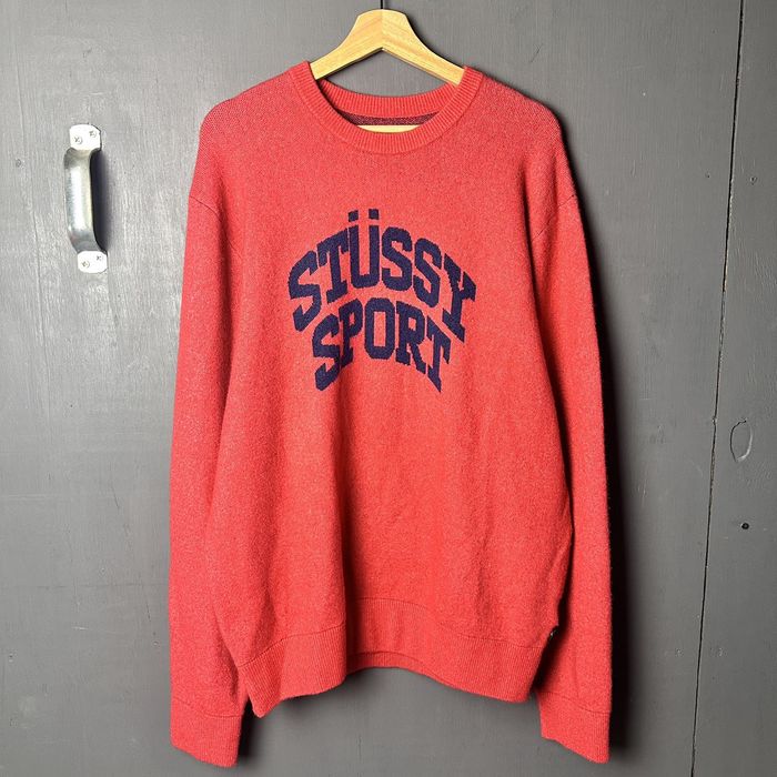 Stussy Stussy Sport Red Sweater | Grailed