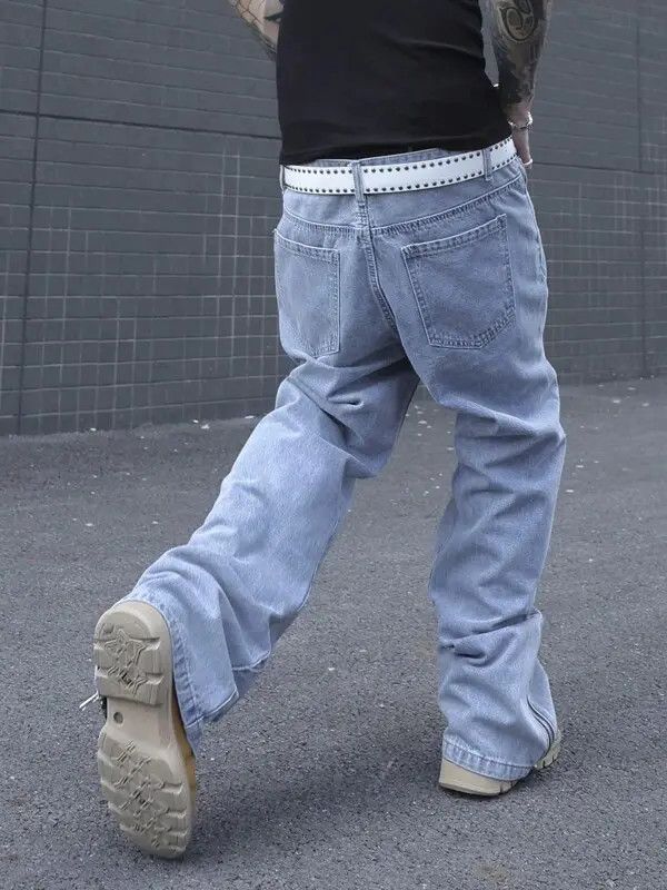 Japanese Brand Wakiko x Yuki Zipper Baggy Drip Jeans Size US 30 / EU 46 - 2 Thumbnail