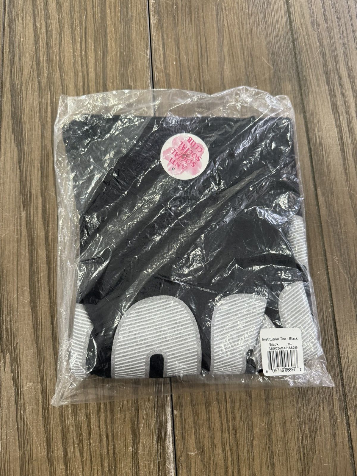 Anti Social Social Club ⚡️ ASSC Anti Social Club Institution Tee Shirt Blk 2XL XXL ⚡️ Size US XXL / EU 58 / 5 - 5 Thumbnail