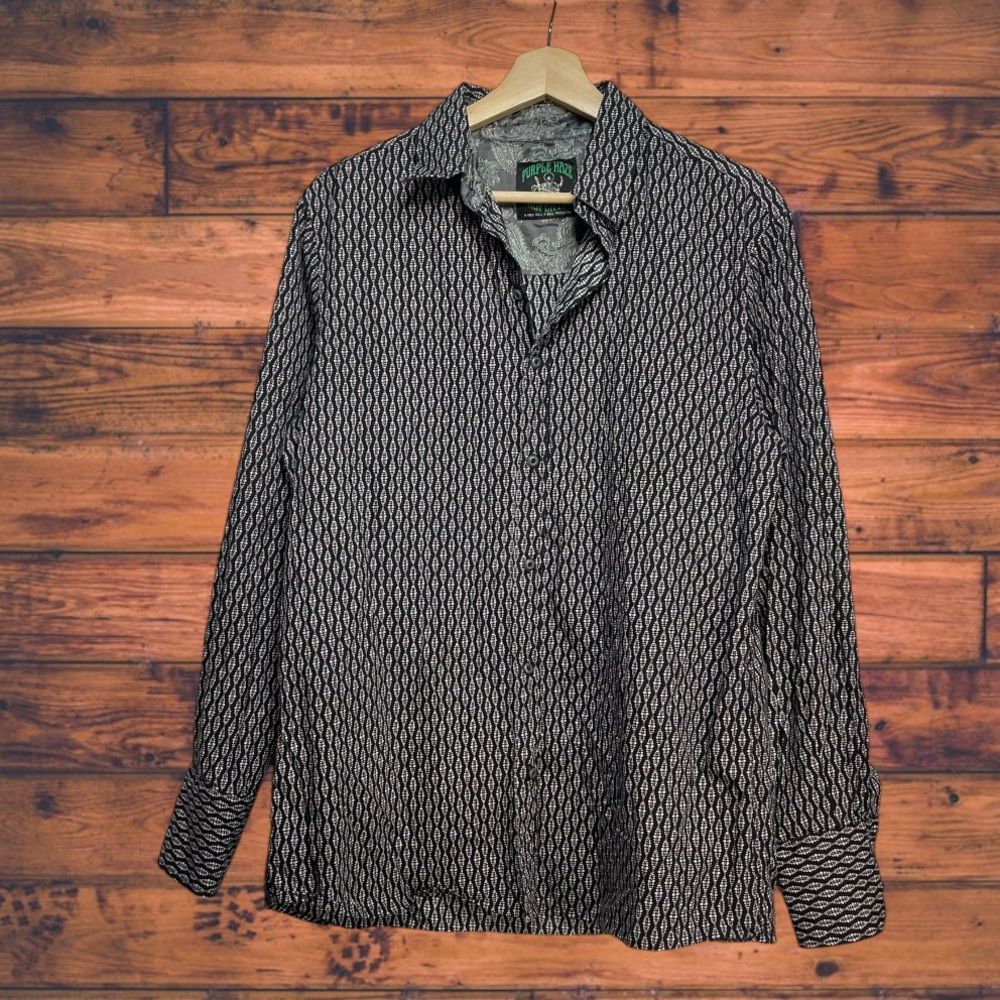 Other Purple Haze Properties Jim Hendrix Button Front Shirt Medium Size US M / EU 48-50 / 2 - 3 Thumbnail