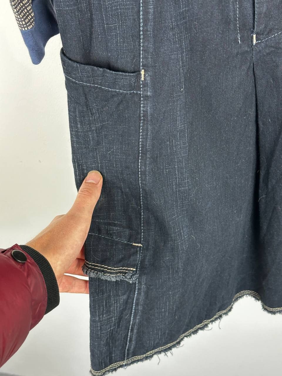 Marithe + Francois Girbaud × Seditionaries Marithe Francois Gibraud Avant Garde Denim Dress Size M / US 6-8 / IT 42-44 - 6 Thumbnail