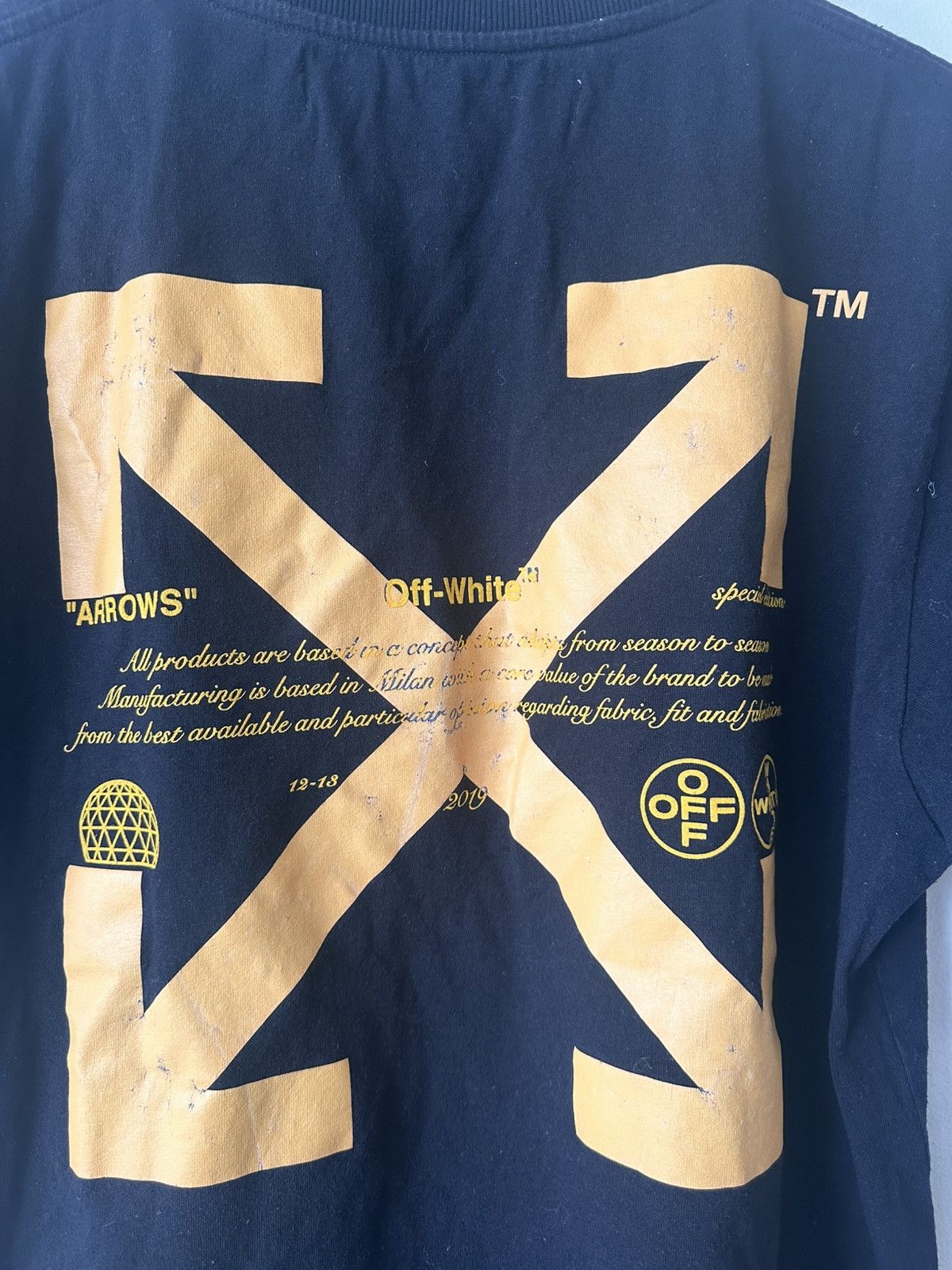 Off-White Off-white Virgil abloh “arrow” Size US XL / EU 56 / 4 - 3 Thumbnail