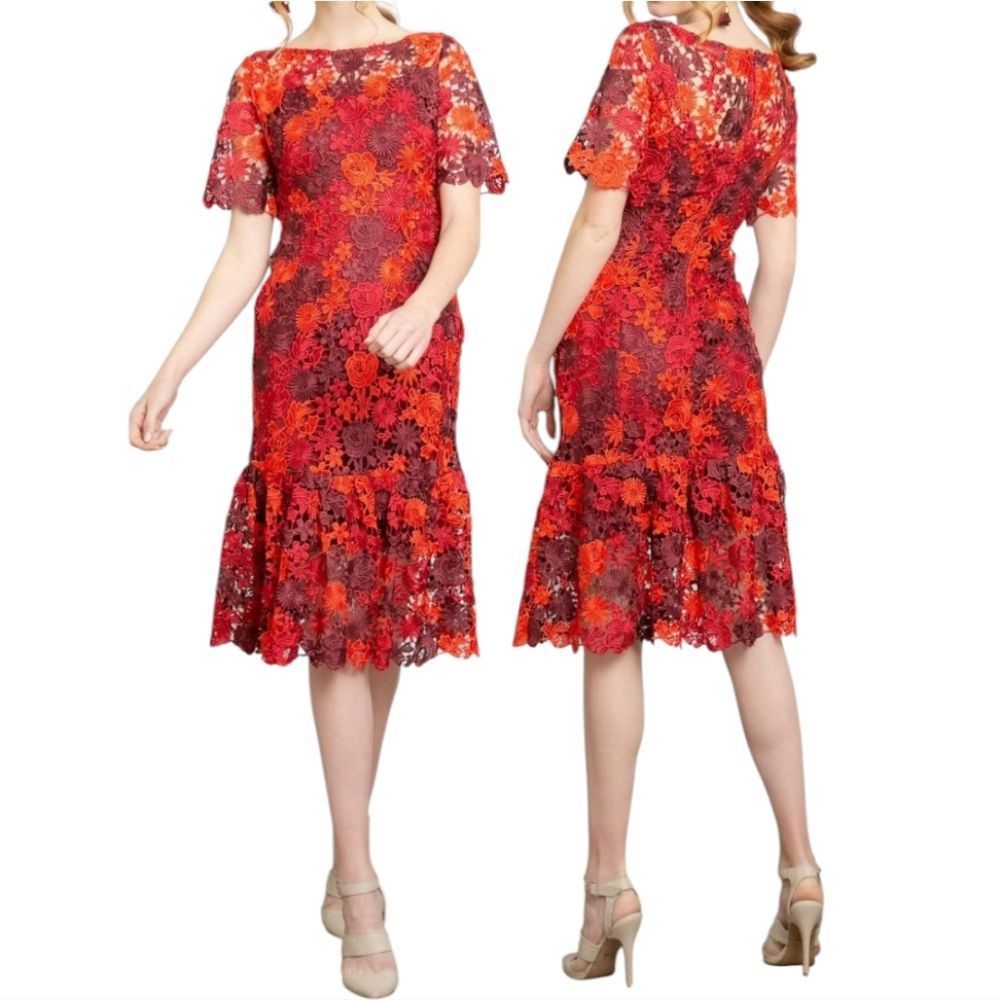 Anthropologie Anthropologie Eva Franco Brigitte Floral Lace Embroidered Cr Size XS / US 0-2 / IT 36-38 - 3 Thumbnail