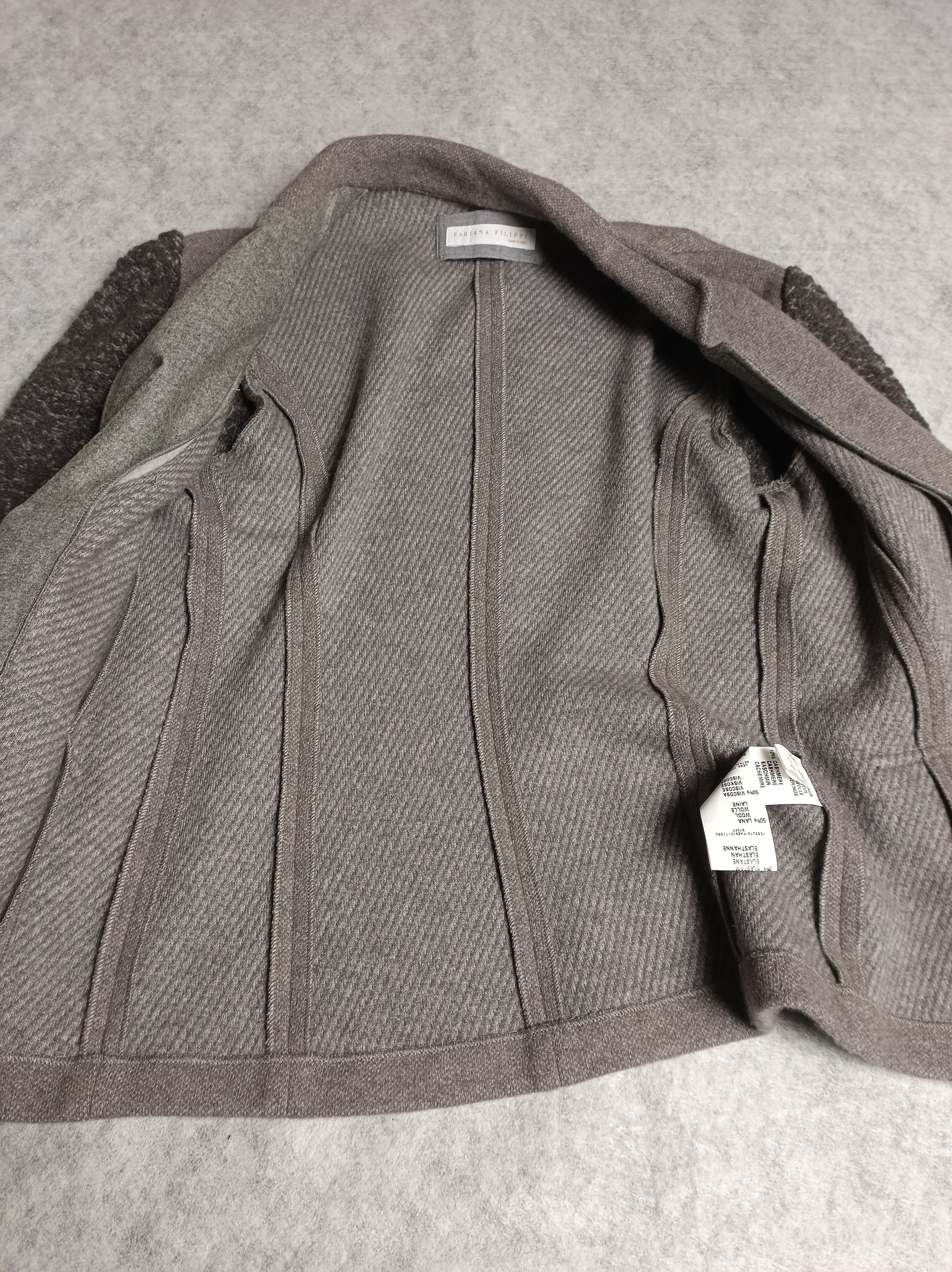 Fabiana Filippi Fabiana Filippi Wool Cashmere Silk Blazer Jacket IT42/S Size S / US 4 / IT 40 - 6 Thumbnail
