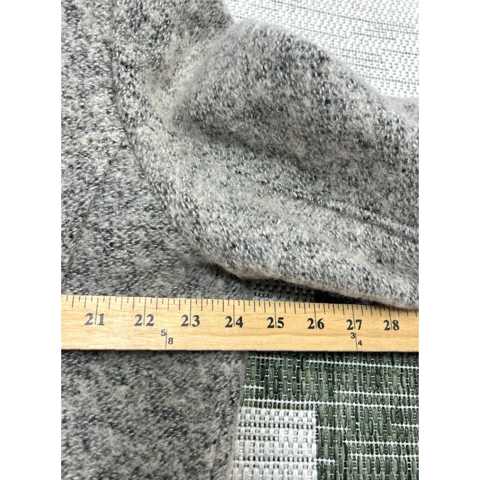 Calvin Klein Calvin Klein Walker Coat Women 1 Gray Wool Blend Asymmetrical Zip Cozy Winter Coat Size XL / US 12-14 / IT 48-50 - 6 Thumbnail