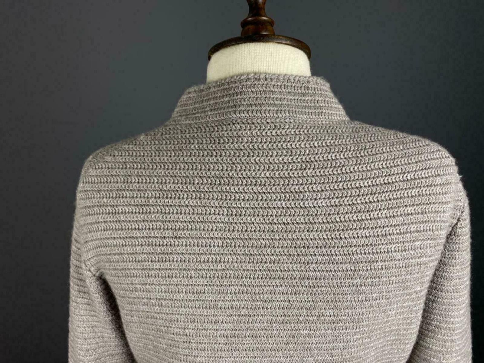 Other Ladies Hemisphere Grey Knit Button Up Cardigan Dress Size 40 Size M / US 6-8 / IT 42-44 - 7 Thumbnail