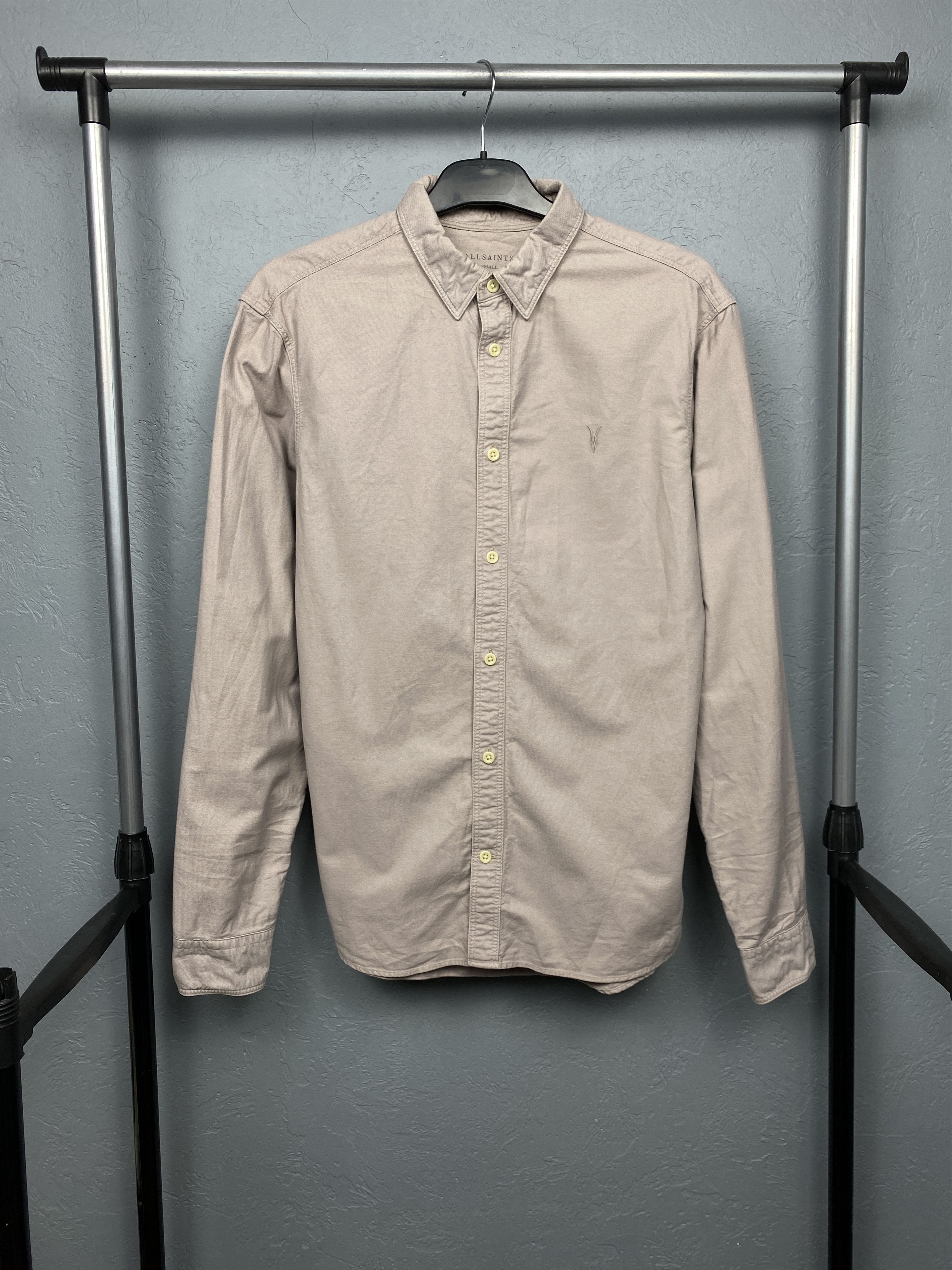Allsaints Allsaints Vintage Mens Hungtinton Long Sleeve Shirt Size US S / EU 44-46 / 1 - 1 Thumbnail