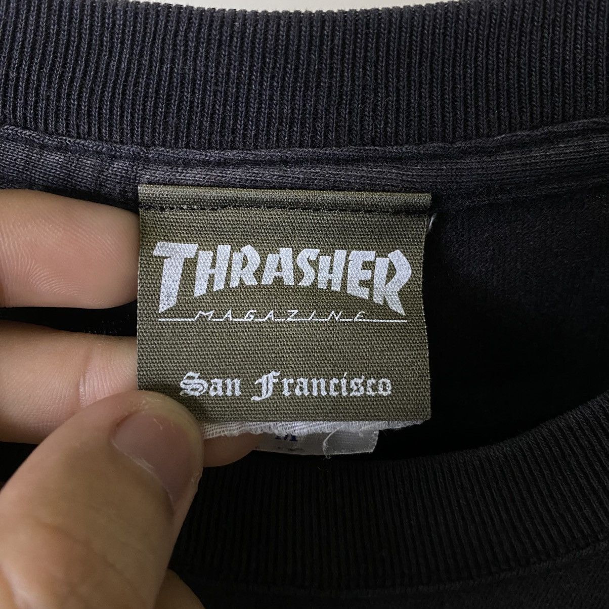 Thrasher Vintage 2000s Thrasher Skateboard Magazine T Shirt Size US M / EU 48-50 / 2 - 4 Thumbnail