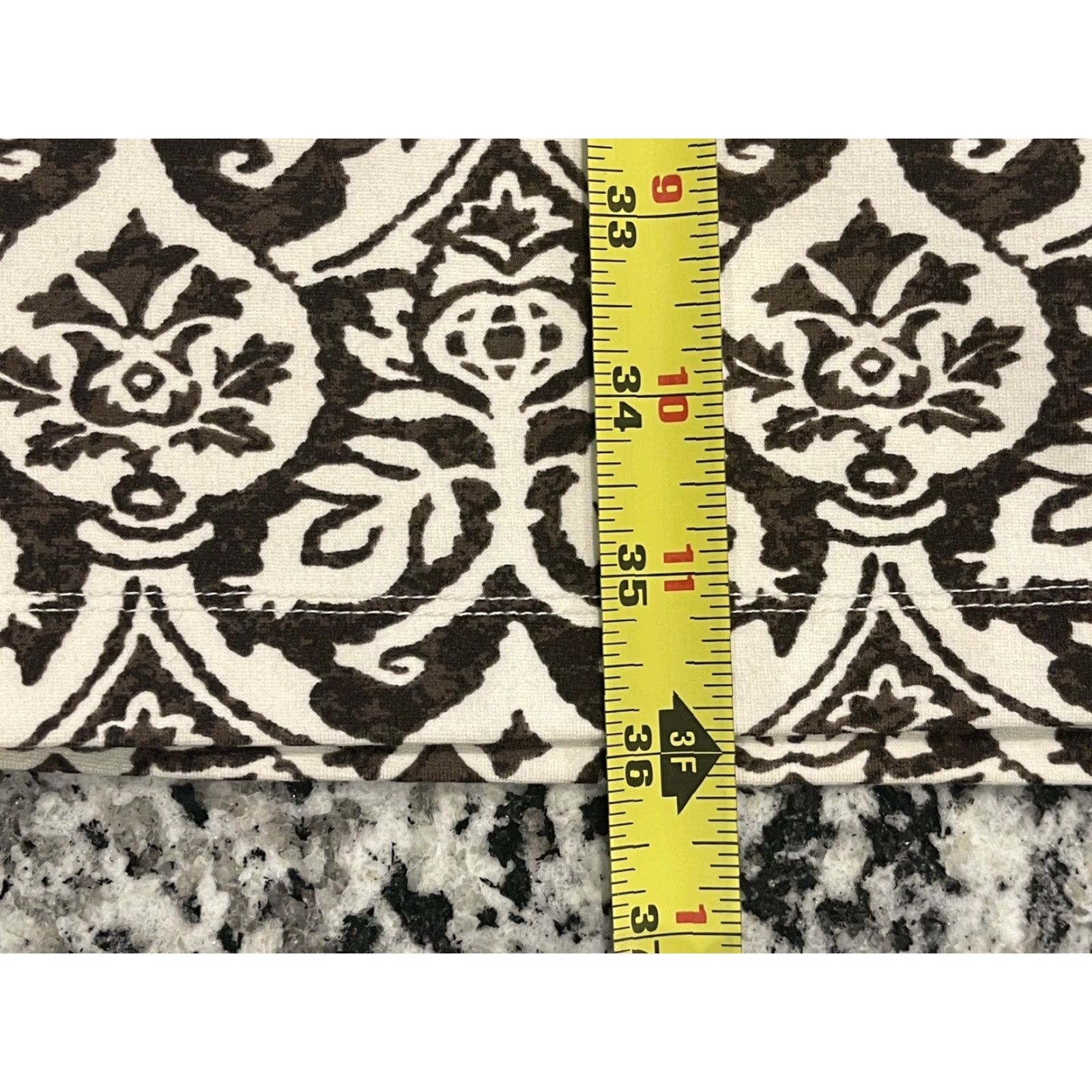 J.McLaughlin J. McLaughlin Dress Sheath XS Brown Light Tan Paisley Sleeveless Crew Neck Zipper Knee Length Women's Casual Stretch Fabric Size XS / US 0-2 / IT 36-38 - 3 Thumbnail