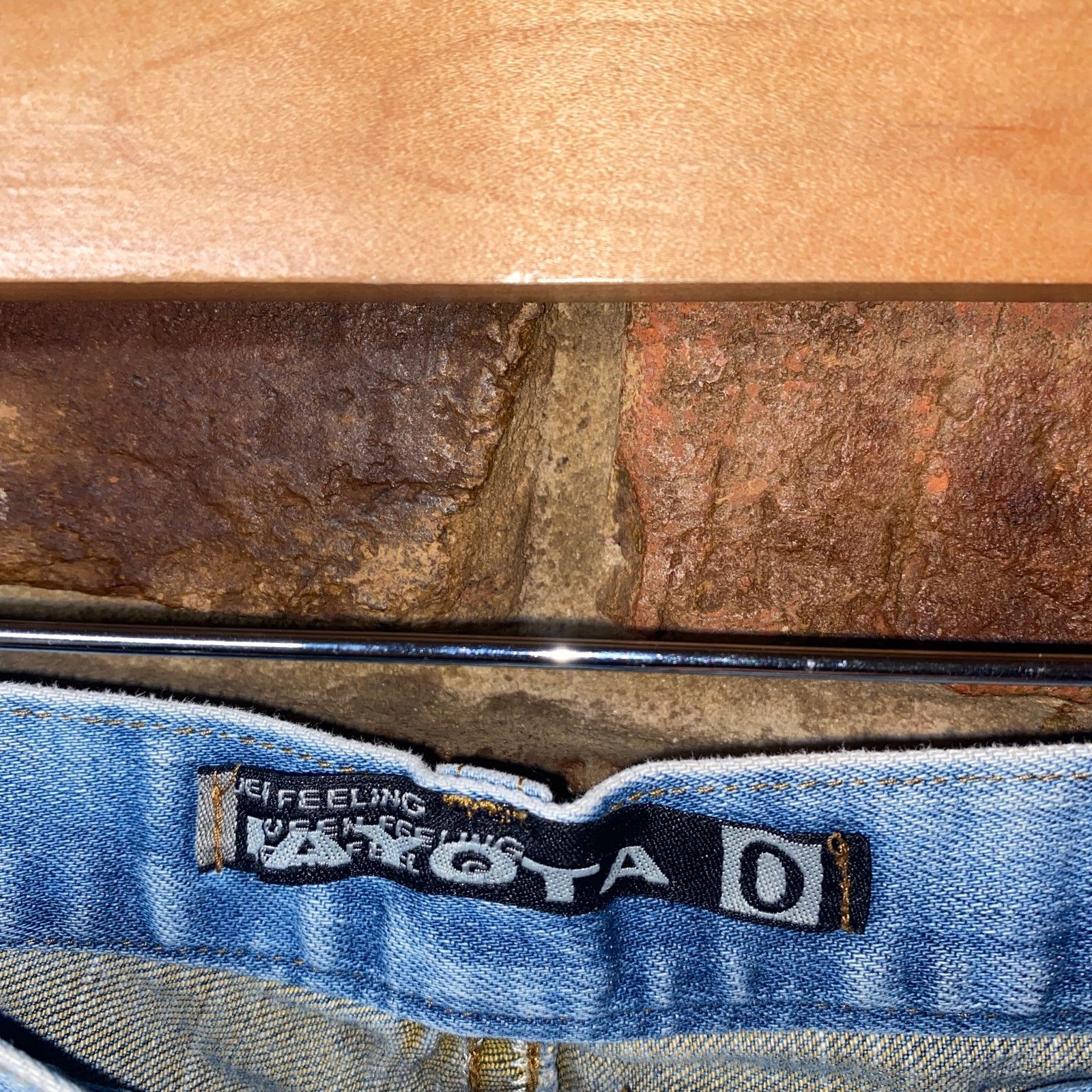 Other Payota Acid Wash Blue Denim Cut-Off Jean Shorts Size 0 Size 25" / US 0 / IT 36 - 5 Thumbnail