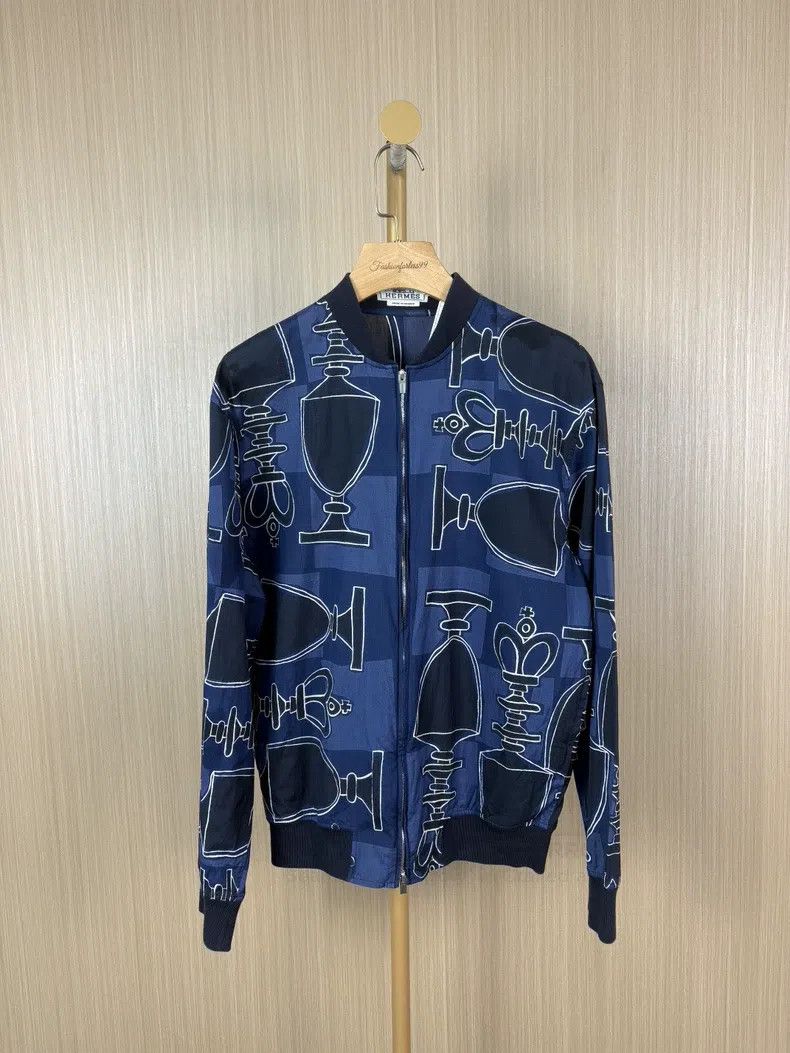 Hermes Hermes Printed Zip-Up Jacket Size XS / US 0-2 / IT 36-38 - 1 Thumbnail