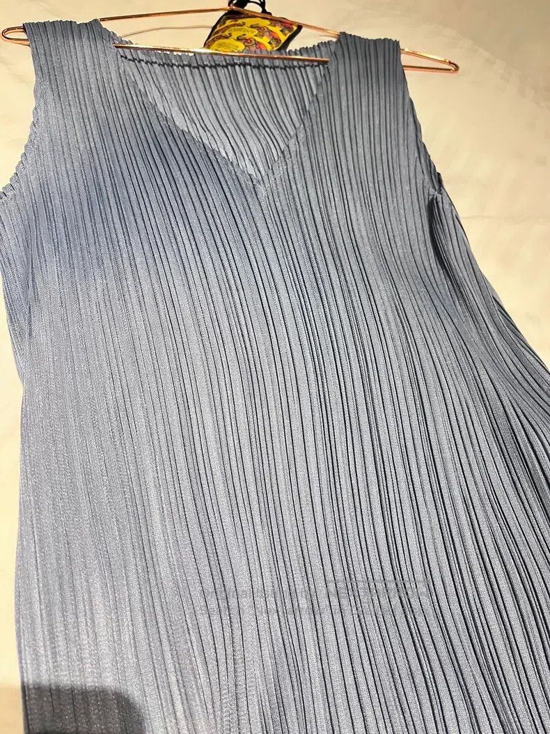 Issey Miyake Issey Miyake Gray Vest Size L / US 10 / IT 46 - 6 Thumbnail