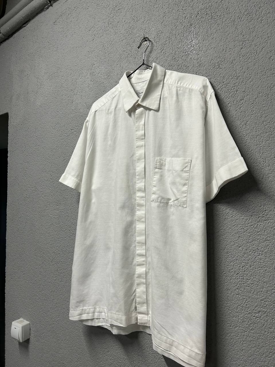 Christian Dior Monsieur Christian Dior mens short sleeve shirt 16 1/2 42-4 France Size US XL / EU 56 / 4 - 2 Thumbnail