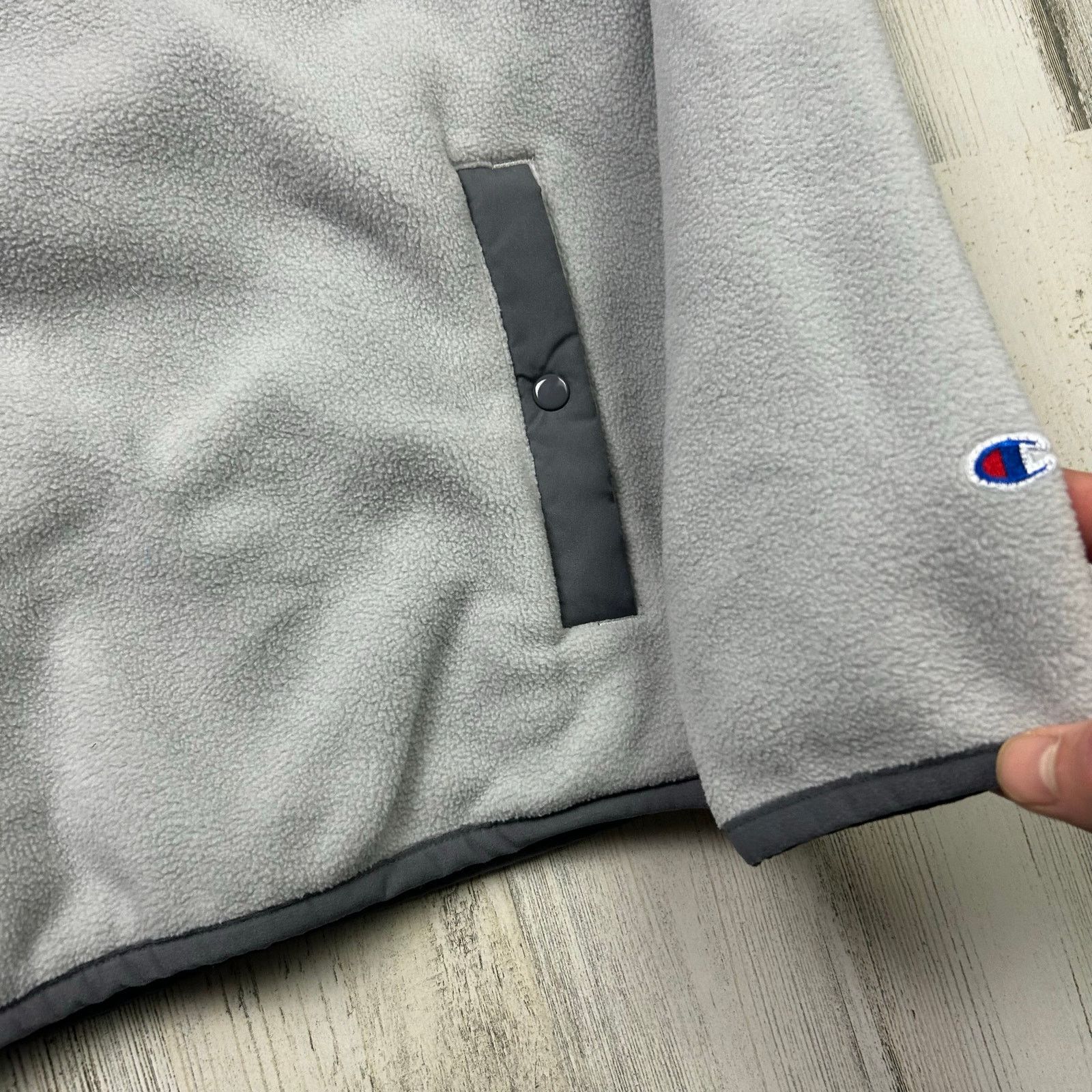 Champion × NCAA Michigan State Light Gray Fleece Pullover Champion Sweater Size US M / EU 48-50 / 2 - 3 Thumbnail