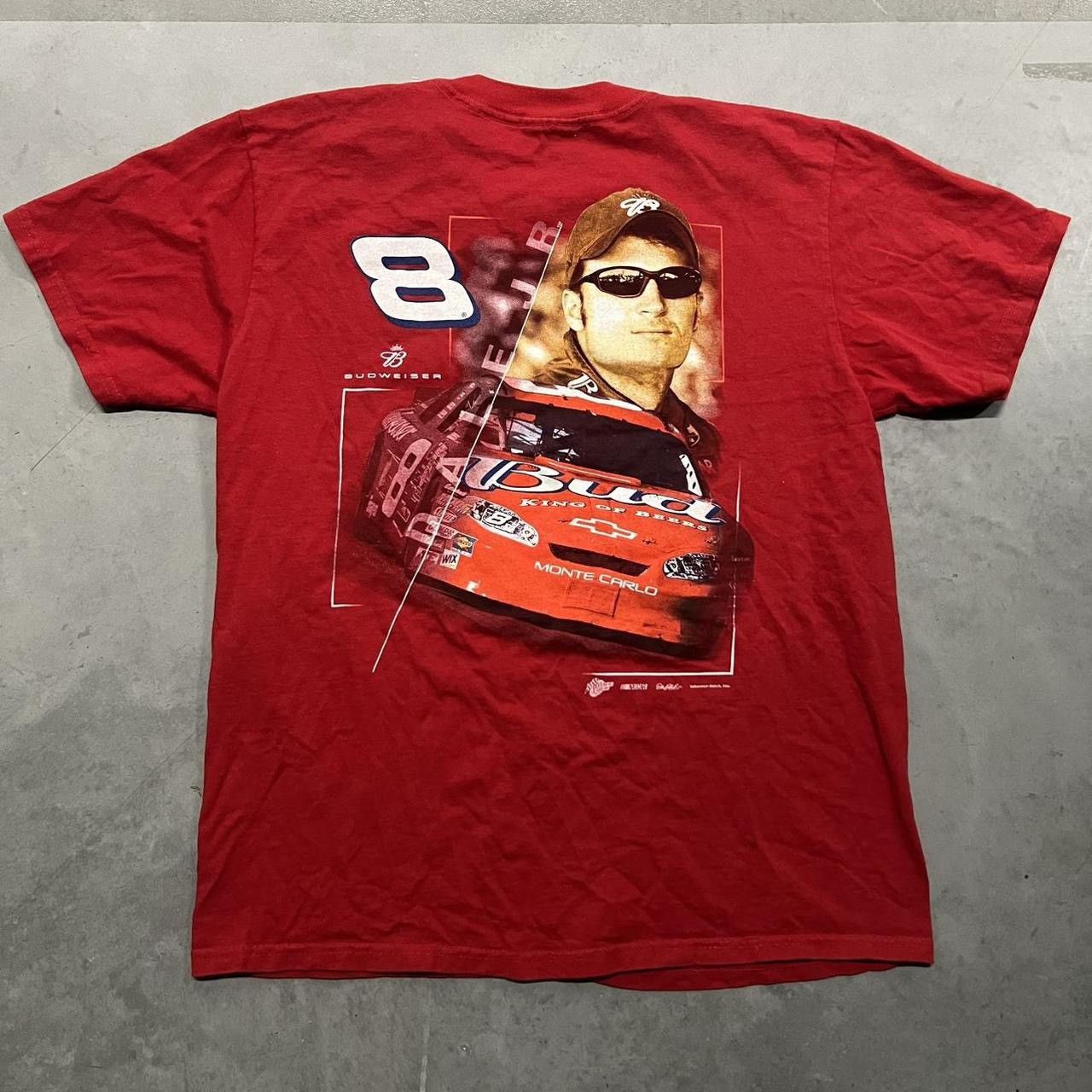 Budweiser × NASCAR Crazy Vintage Y2K Nascar Dale Earnhardt jr Budweiser Tee Size US M / EU 48-50 / 2 - 1 Thumbnail