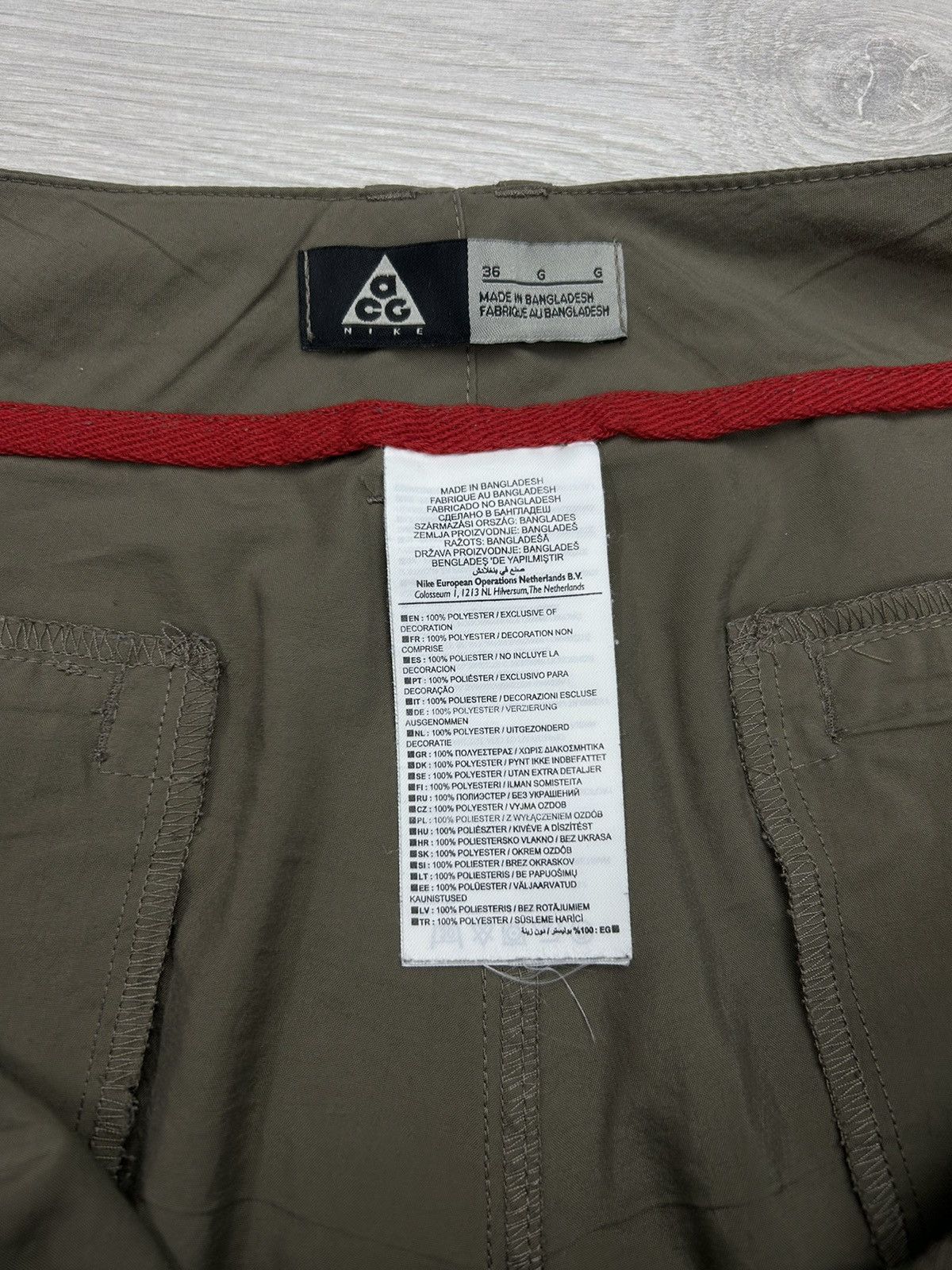 Nike ACG × Vintage Nike ACG Vintage Cargo Pant Size XL Size US 36 / EU 52 - 4 Thumbnail
