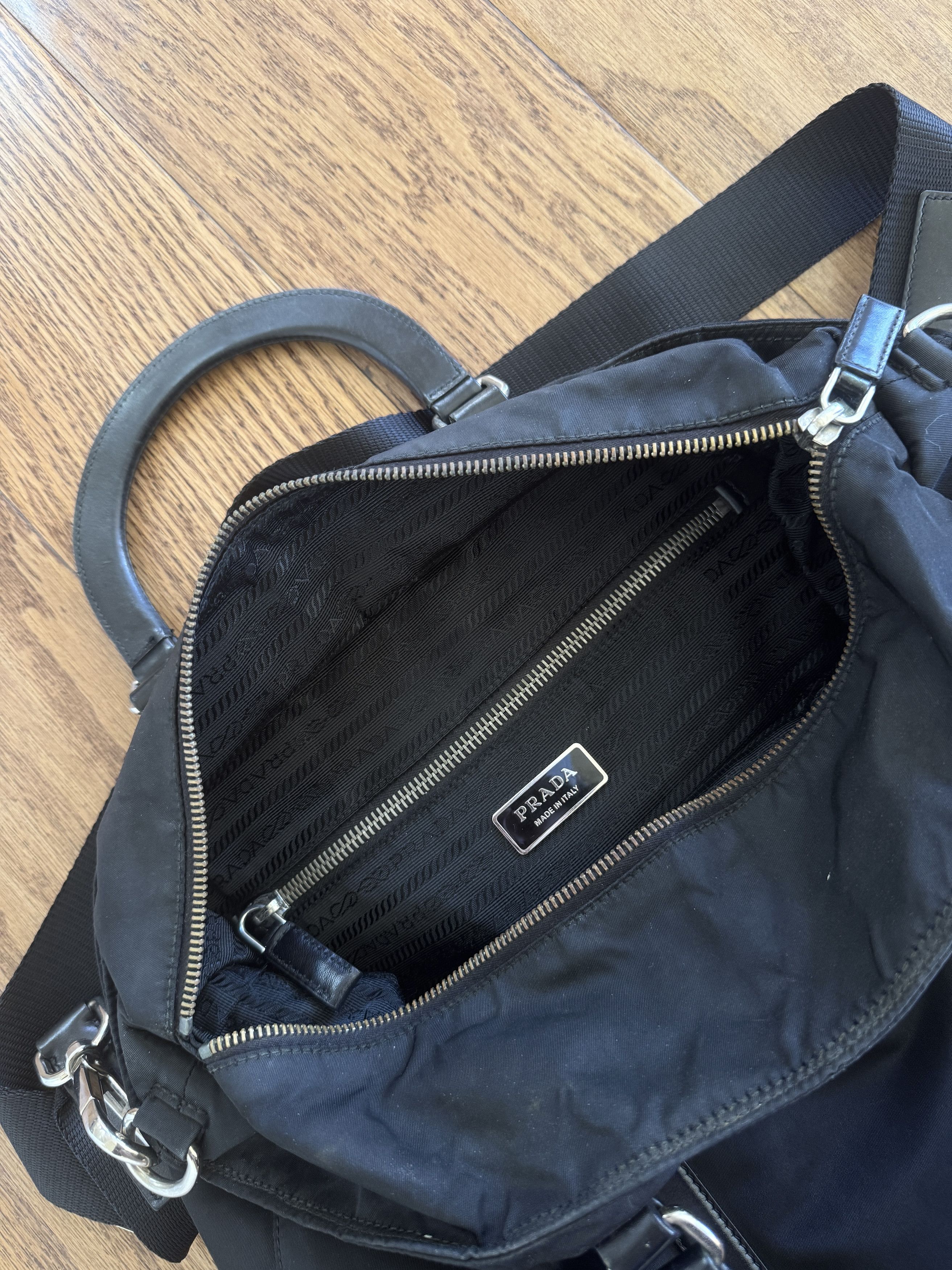 Prada PRADA Vintage Nylon Messenger Tote Bag Size ONE SIZE - 15 Thumbnail
