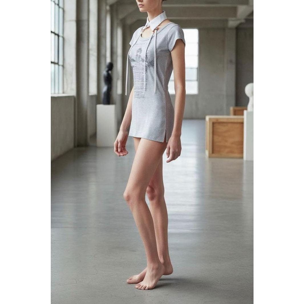 Cop Copine The Cop Copine Long Laces Portrait Top Size ONE SIZE - 2 Thumbnail