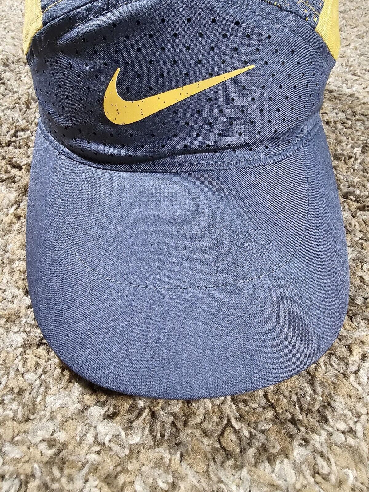 Nike NIKE Tailwind dri-fit 5 panel hat blue yellow speckled Strap Size ONE SIZE - 4 Thumbnail