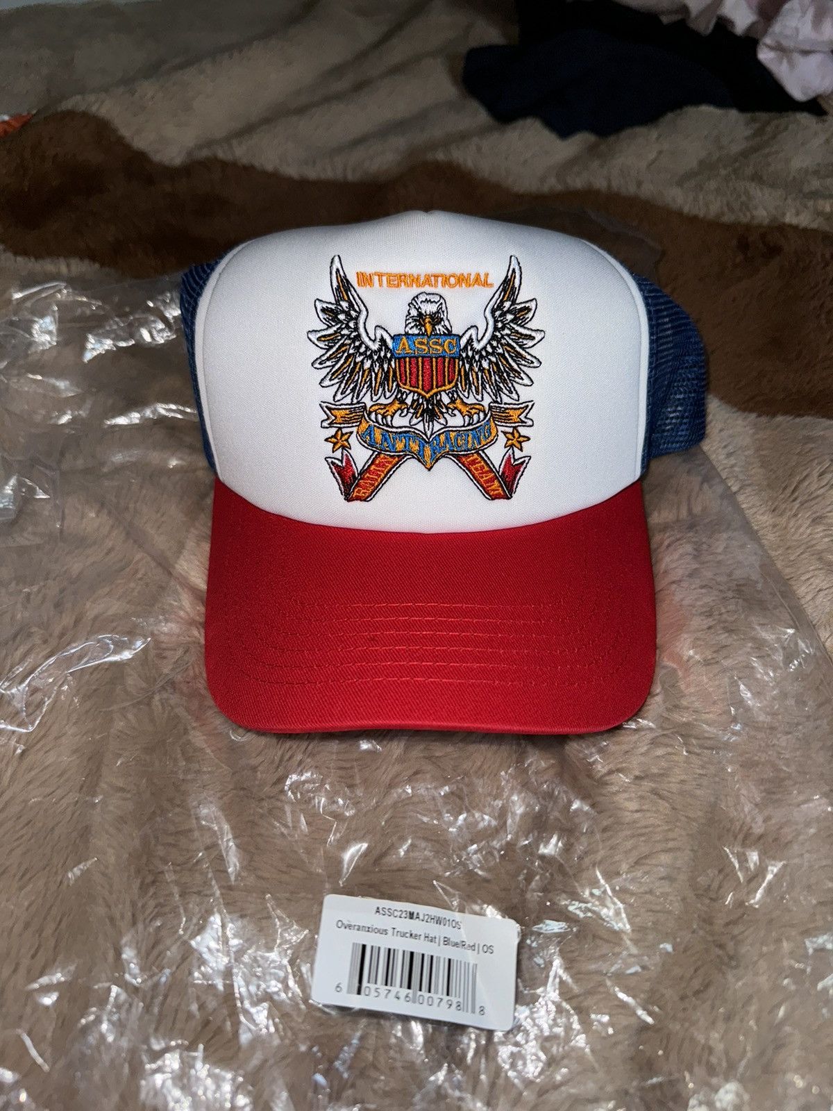 Anti Social Social Club NEW Anti Social Social Club Overanxious Trucker Hat Size ONE SIZE - 1 Thumbnail