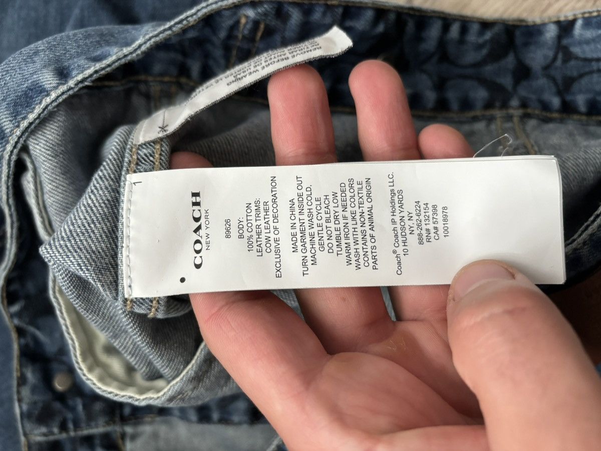Coach COACH signature relaxed denim jacket 165/92 Size M / US 6-8 / IT 42-44 - 13 Thumbnail