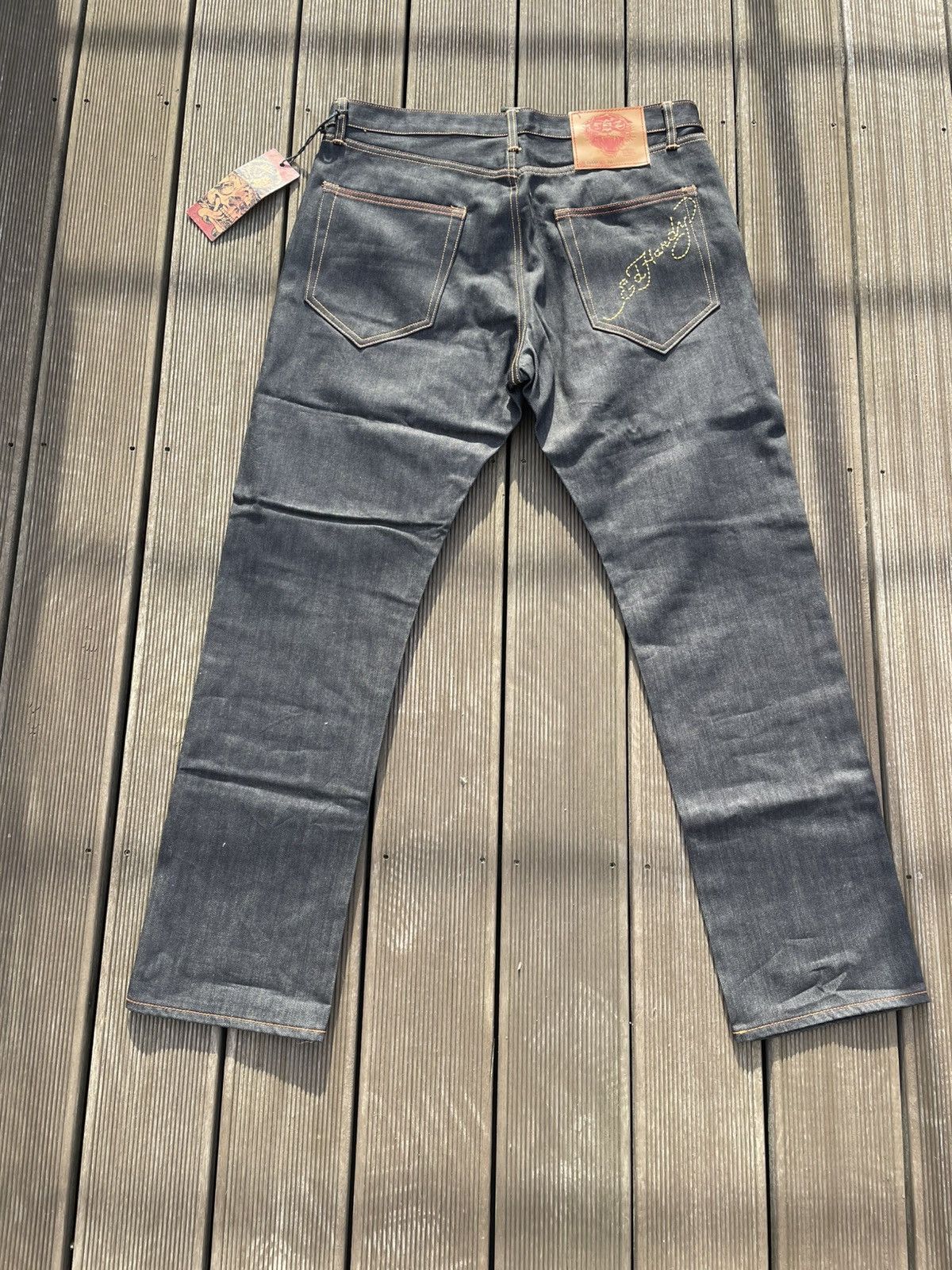 Ed Hardy Ed Hardy 2009 denim jeans men’s regular straight W38 x L34 Size US 38 / EU 54 - 12 Thumbnail