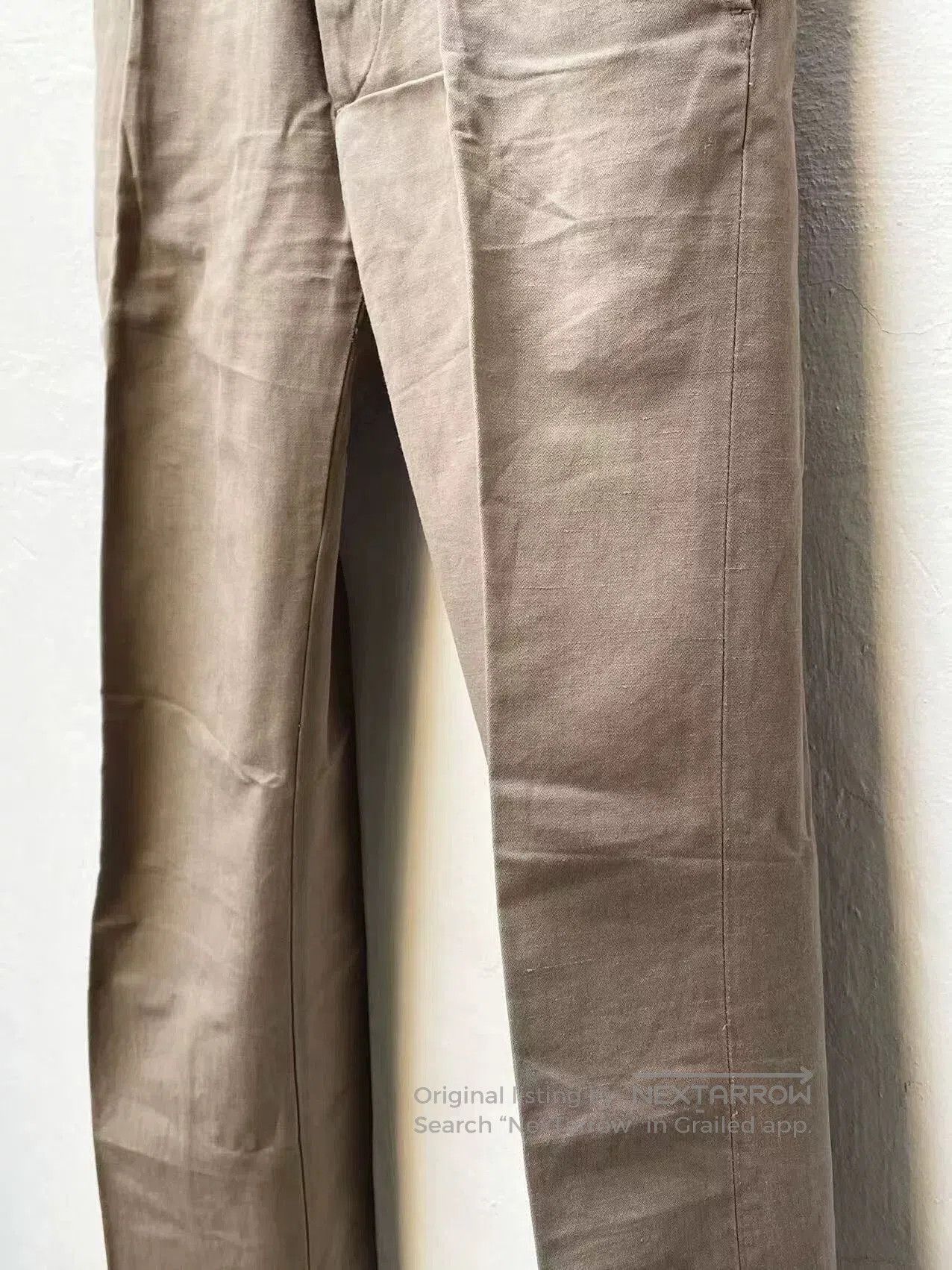 Ann Demeulemeester Ann Demeulemeester Cotton-Linen Trousers. Size US 32 / EU 48 - 4 Thumbnail