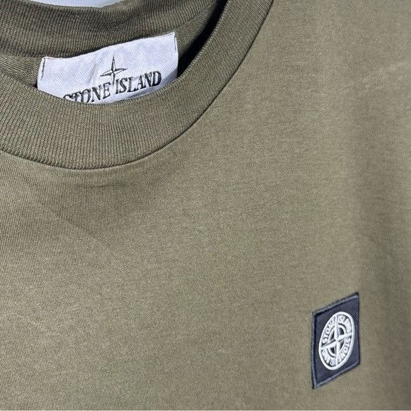 Stone Island Stone Island Compass Patch Crewneck T-Shirt Green Men’s Larg Size US L / EU 52-54 / 3 - 2 Thumbnail