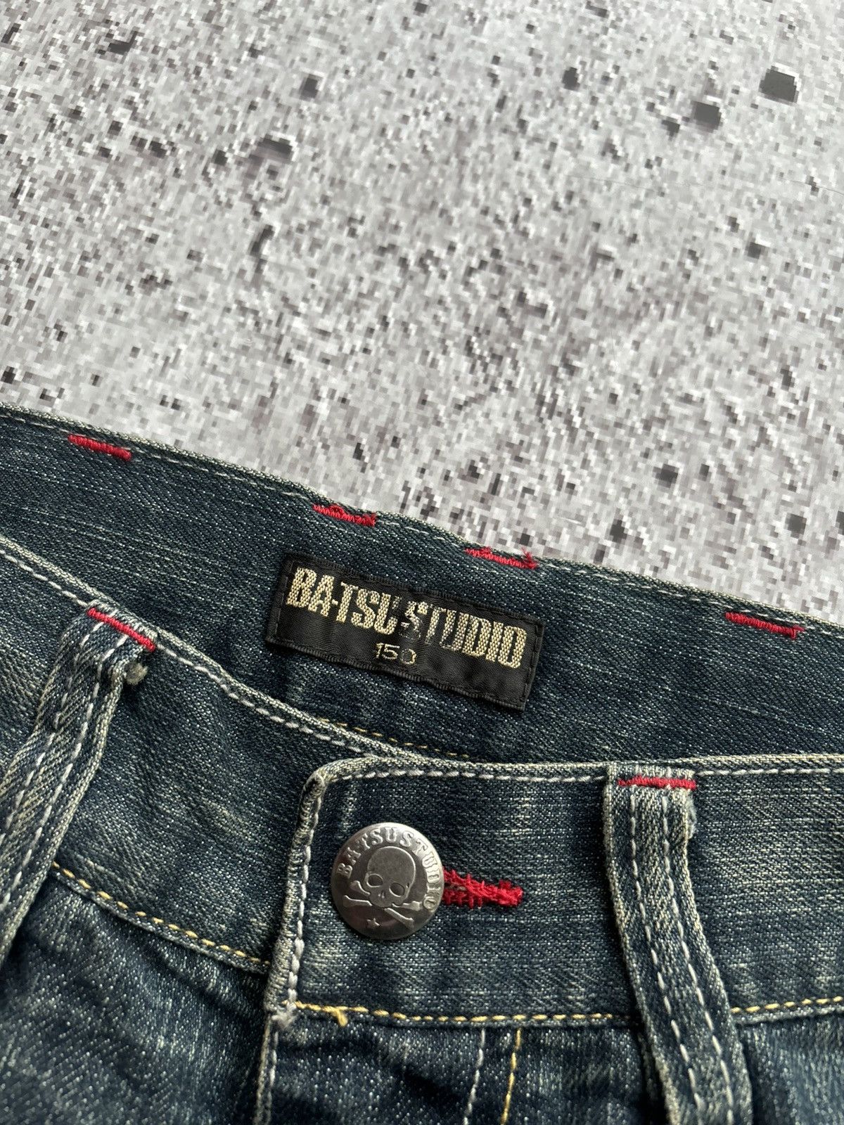 Hysteric Glamour Y2k Ba-tsu studio Skull Punk style Jeans Size US 28 / EU 44 - 8 Thumbnail