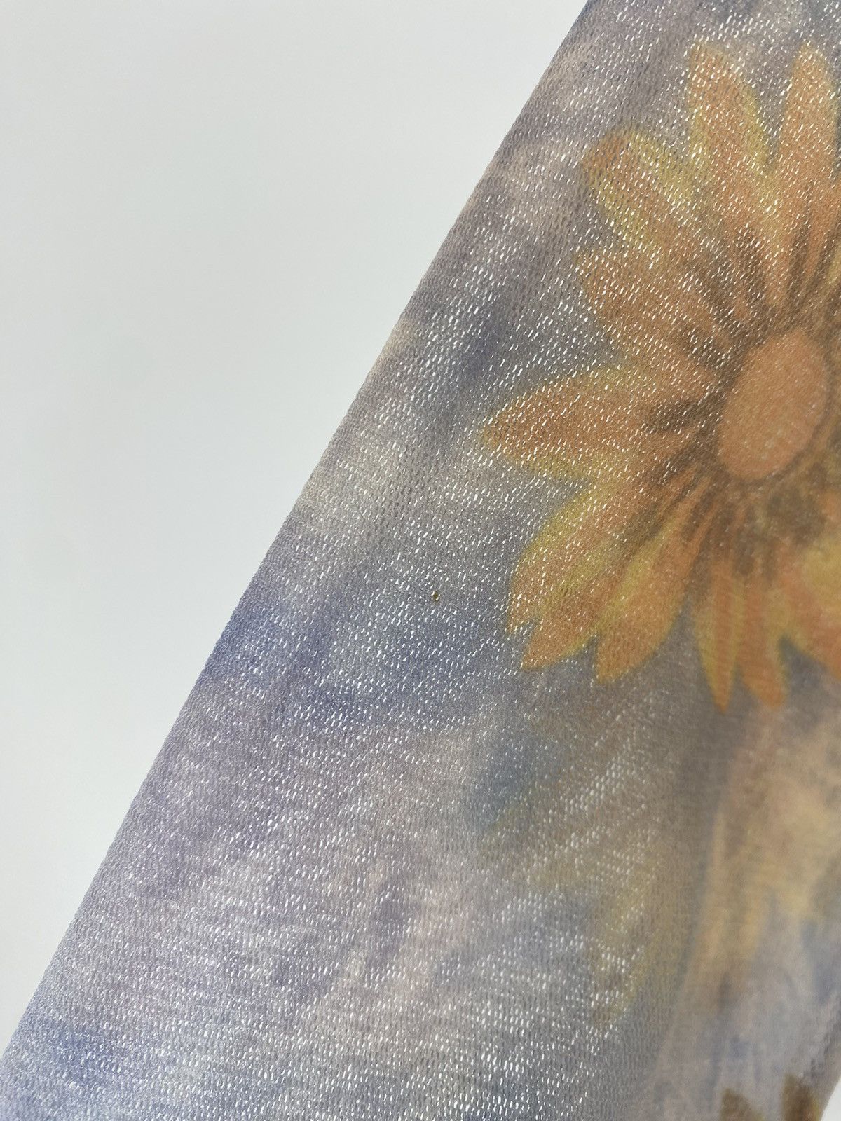 Vintage Y2K Vintage Two Wild London Floral Sky Blue Mesh Top Size S / US 4 / IT 40 - 9 Thumbnail