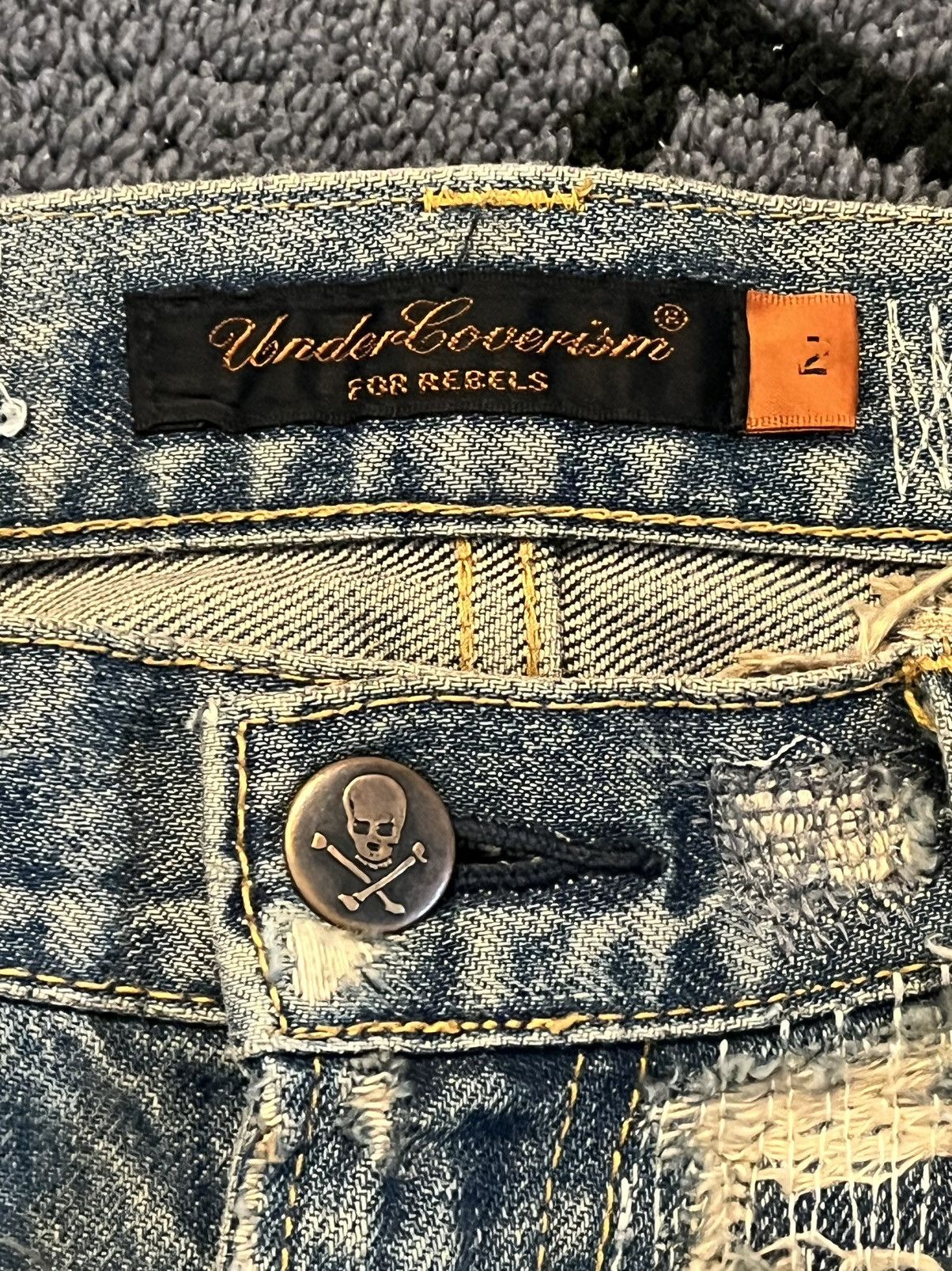 Undercover AW05 Arts and Crafts 85 Distressed Denim Size US 32 / EU 48 - 10 Thumbnail