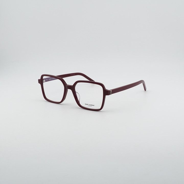 Gucci Saint Laurent SL M139 006 Square Eyeglasses Dark Red 54mm Size ONE SIZE - 1 Thumbnail