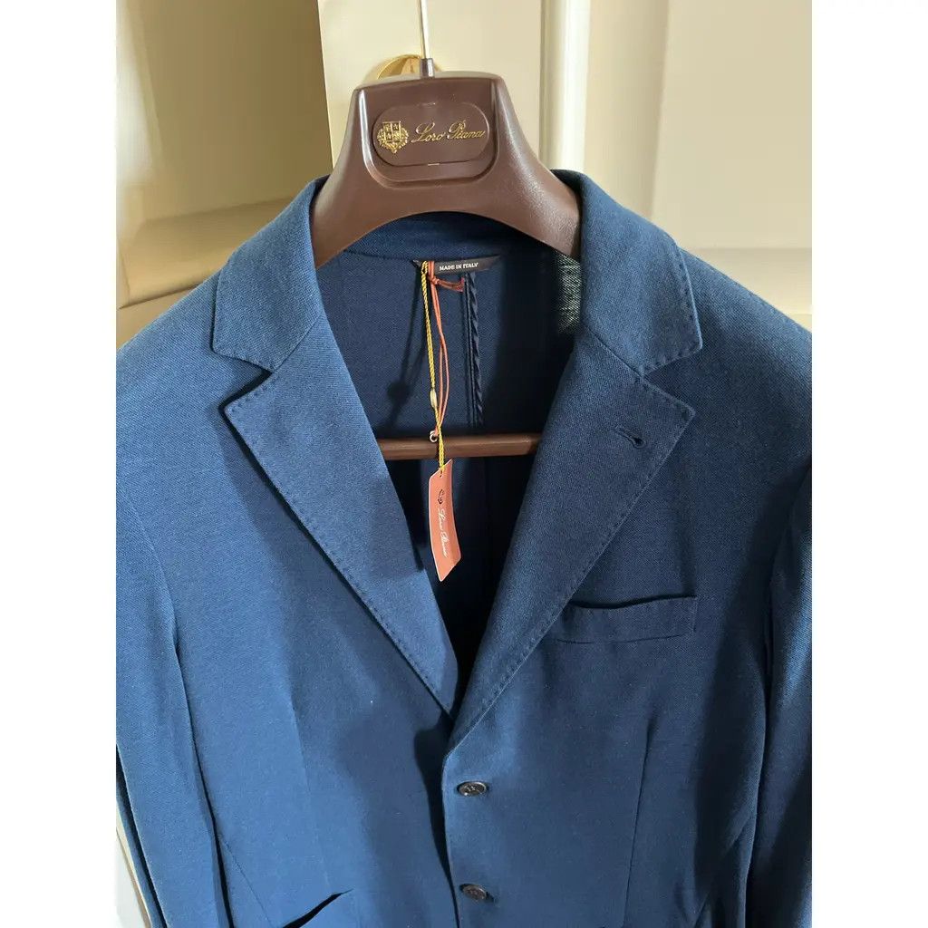 Loro Piana o1v3rcll0525 Jacket in Blue Size US M / EU 48-50 / 2 - 2 Thumbnail