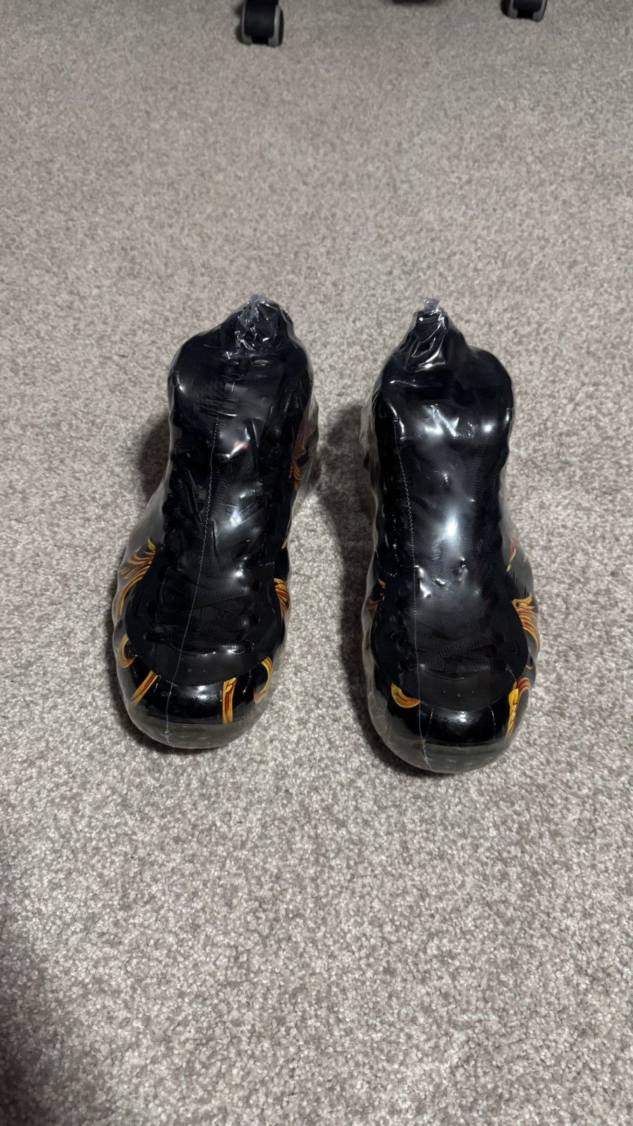 Nike × Supreme SS14 Nike foamposite one supreme Black brand new w/o box Size US 9.5 / EU 42-43 - 1 Thumbnail