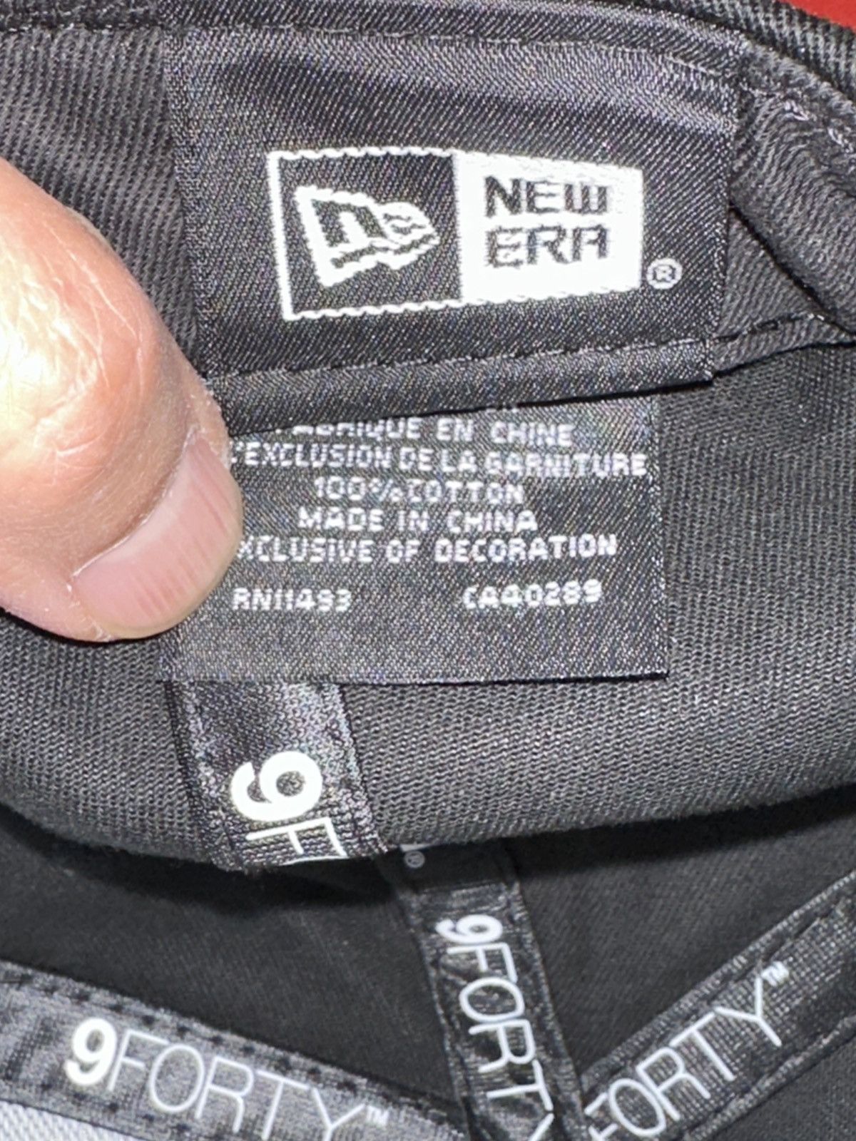 Born X Raised × NBA × New Era Chicago Bulls New Era 9FORTY Black A-Frame Adjustable Hat Size ONE SIZE - 4 Thumbnail