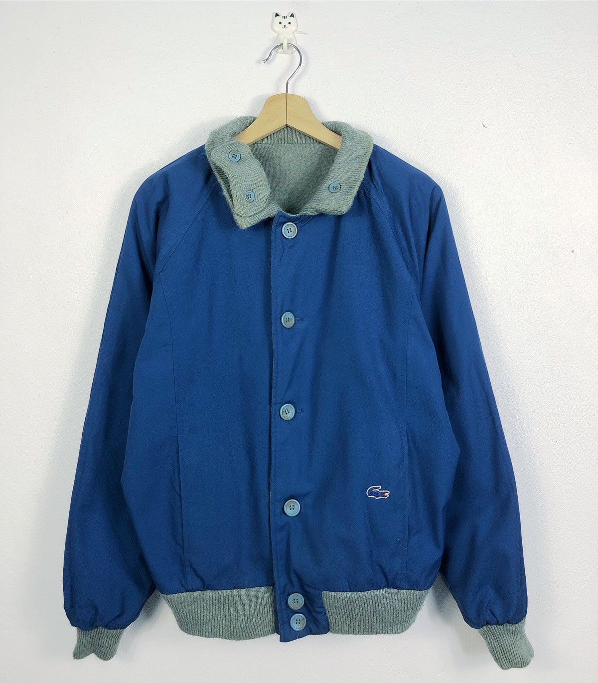 Lacoste Rare Vintage Lacoste Reversible Bomber Jacket Size US M / EU 48-50 / 2 - 1 Thumbnail