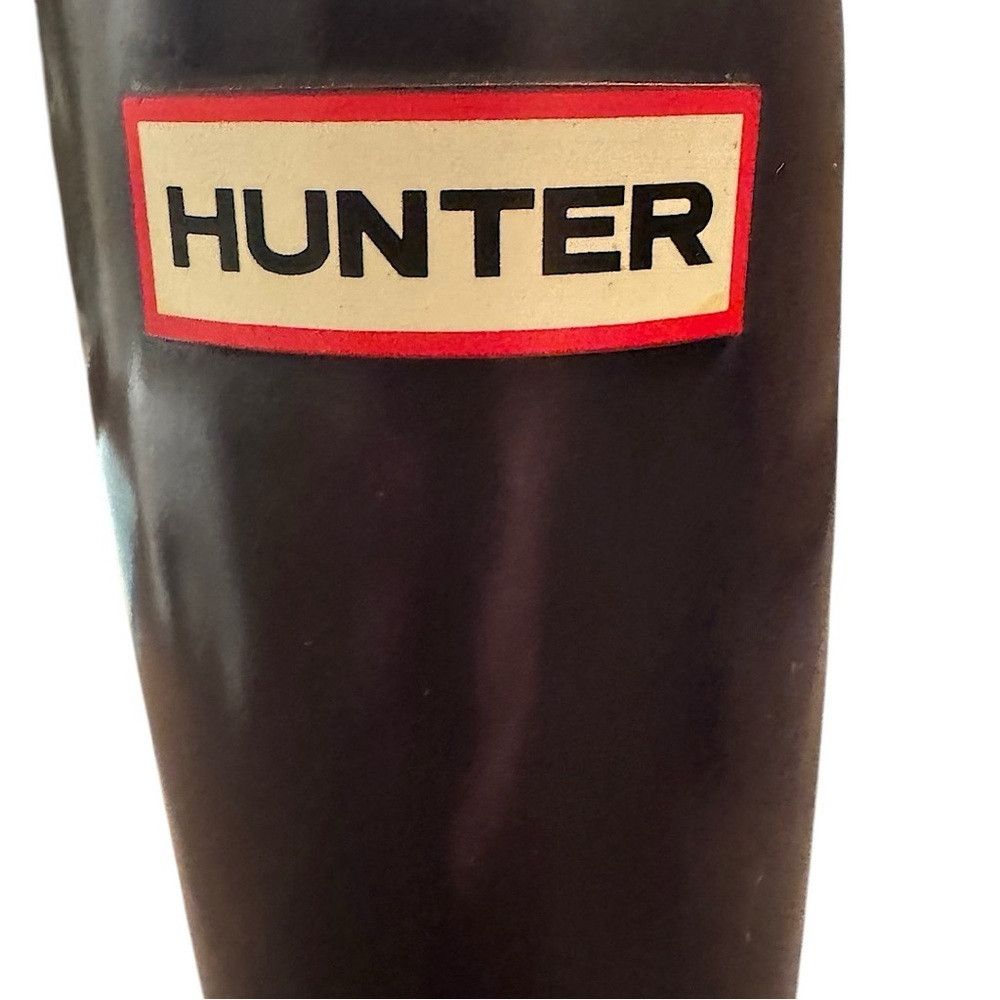 Hunter Hunter Original Women's Tall Rain Boots - Black Wellington Size US 5 / IT 35 - 3 Thumbnail