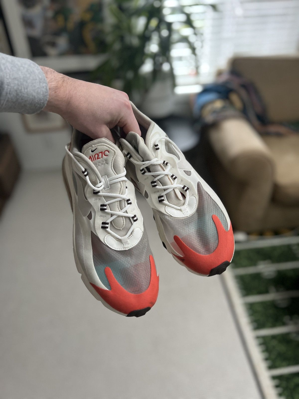 Nike Nike Air Max 270 React Mid-Century Art size 12 Size US 12 / EU 45 - 5 Thumbnail