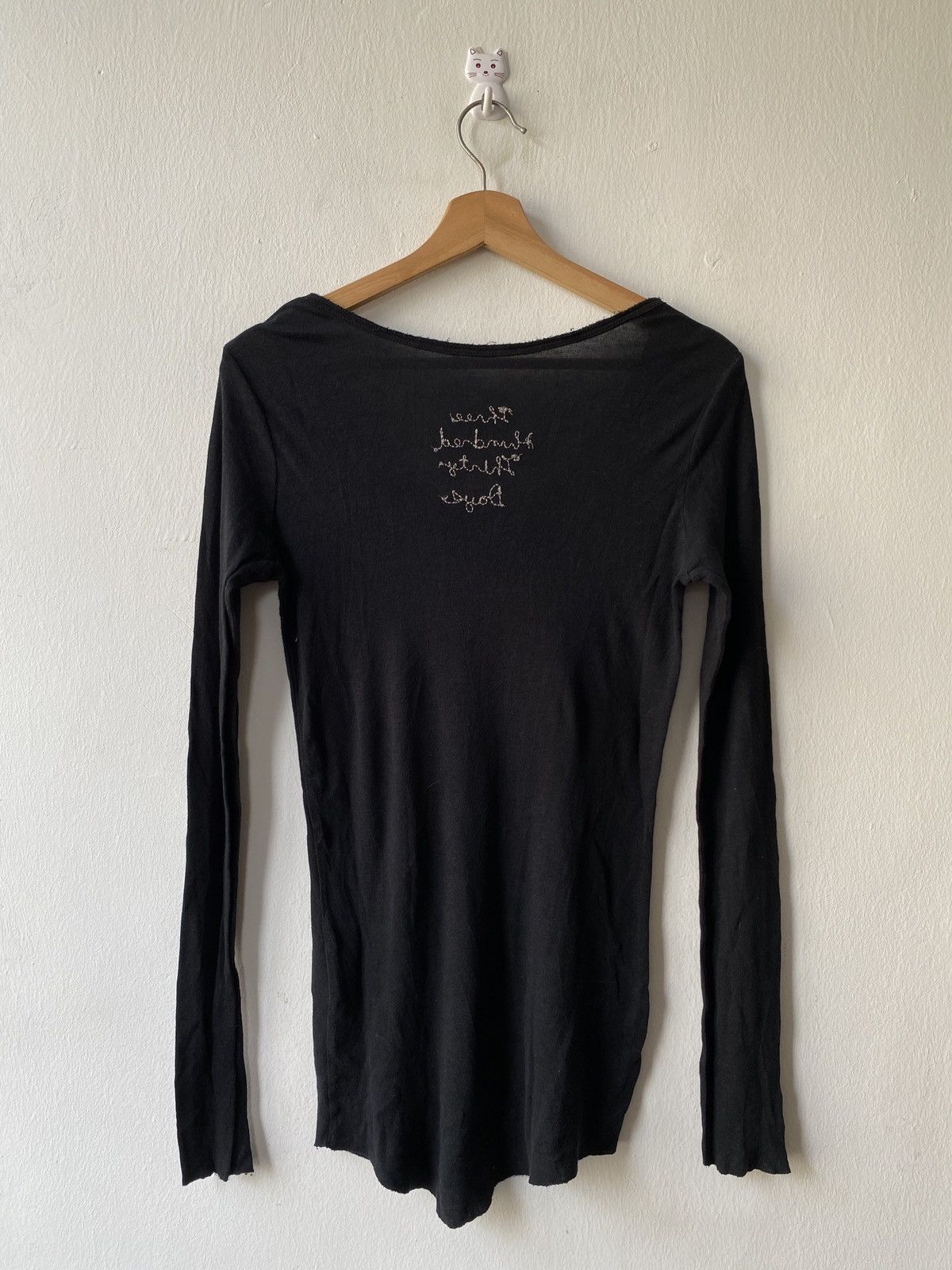 If Six Was Nine Three Hundred Thirty Days Skull Long Sleeve Strechable Tee Size US S / EU 44-46 / 1 - 3 Thumbnail
