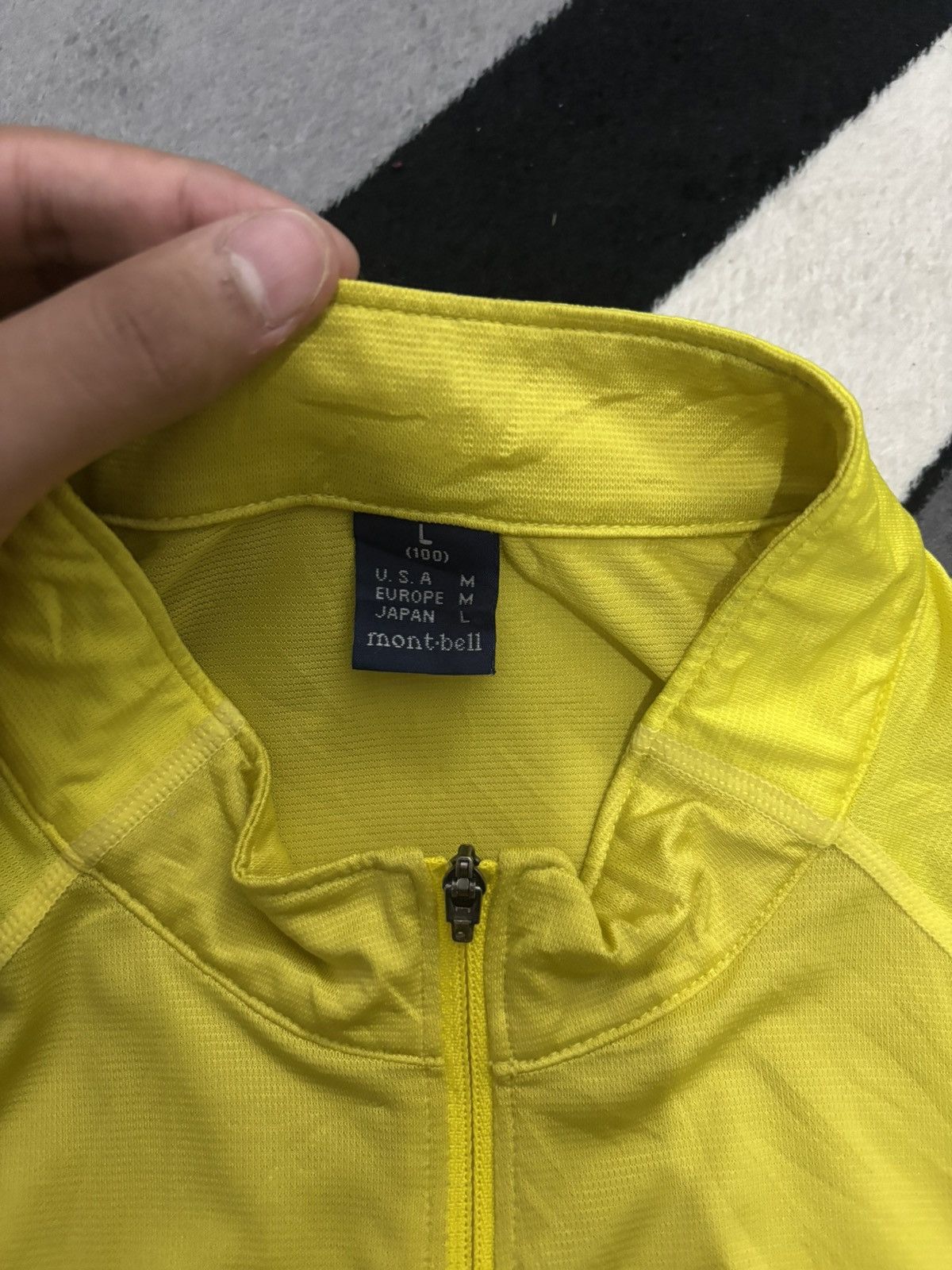 Montbell “Montbell” Wickron COOL Long Sleeve Zip Shirt. Size US L / EU 52-54 / 3 - 4 Thumbnail