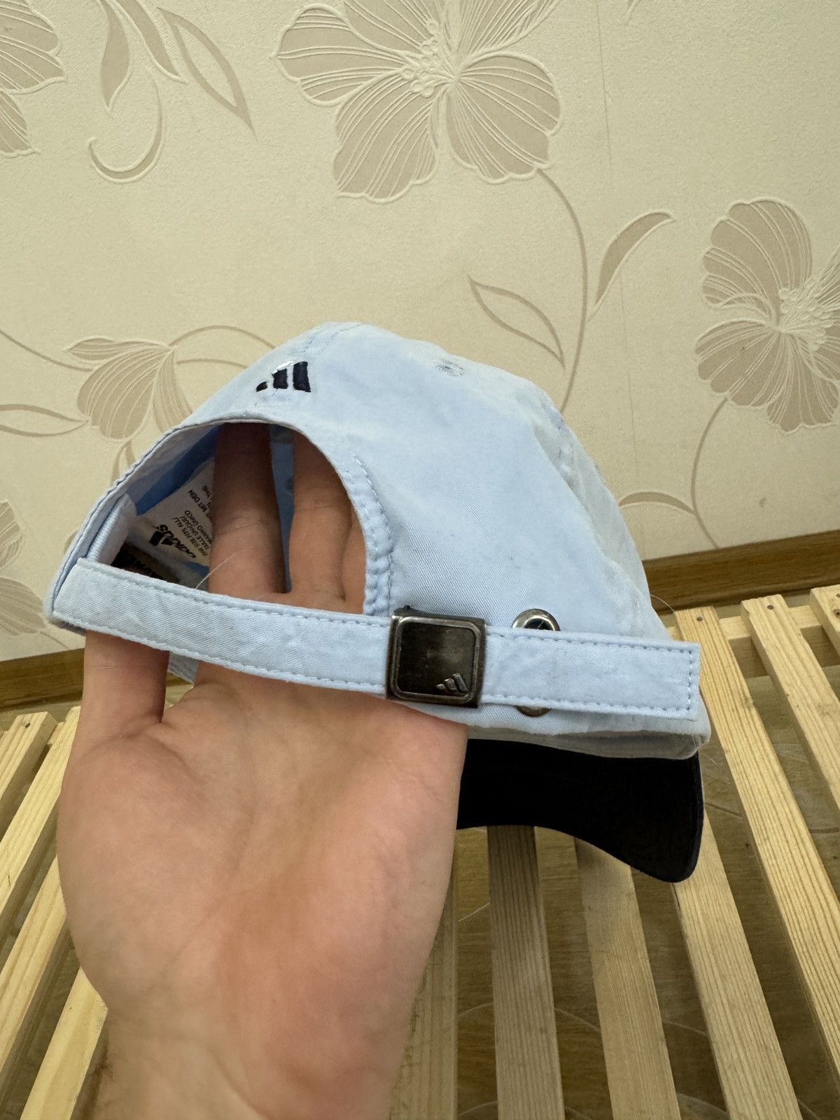Adidas Adidas headwear vintage y2k blue double logo baseball cap Size ONE SIZE - 7 Thumbnail