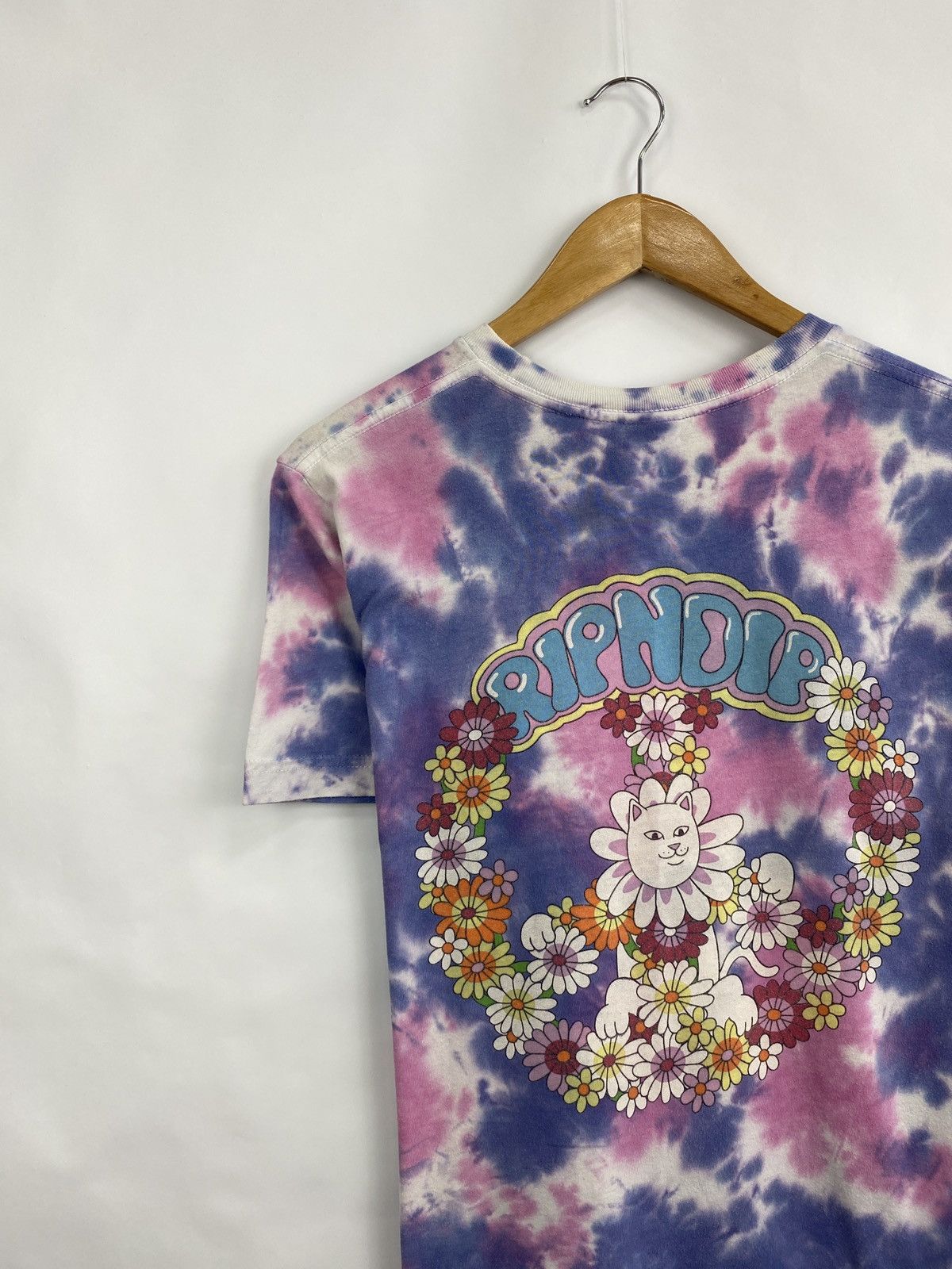 Golf Wang × RIPNDIP ☮️ ✌️ Rip N Dip Peace Tie Dye Love t-shirt hype rare retro Y2K Size US M / EU 48-50 / 2 - 2 Thumbnail