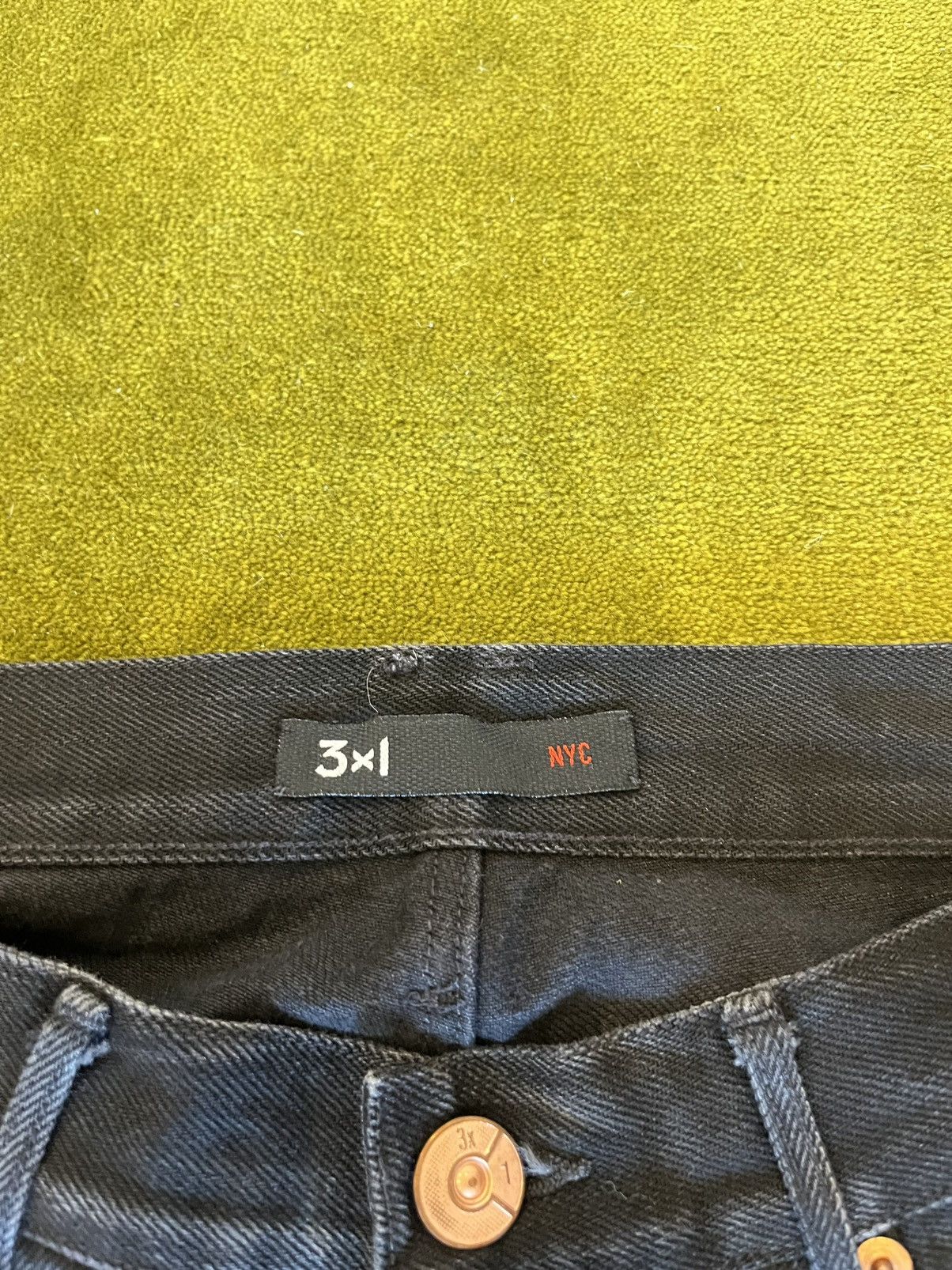 3x1 3x1 - Black Selvedge Denim Size US 31 - 5 Thumbnail