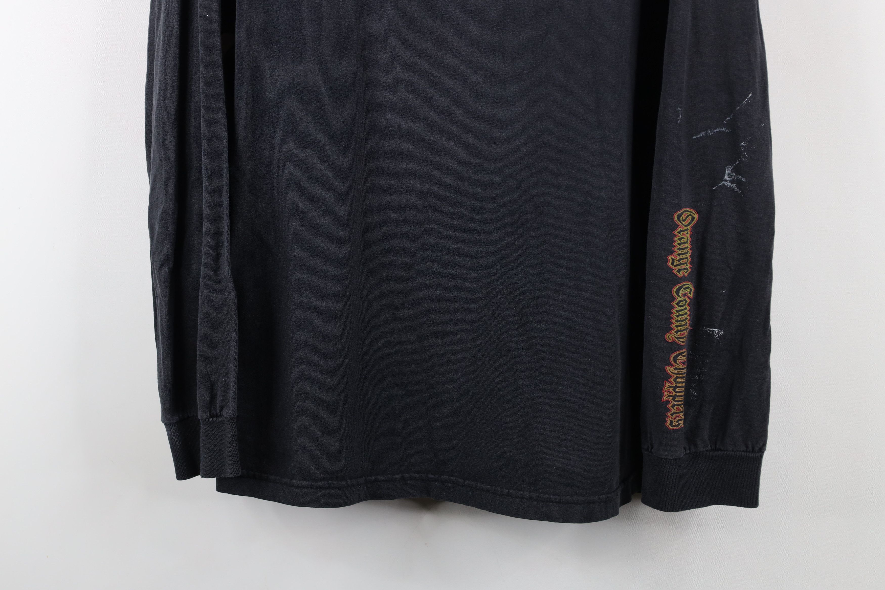 Vintage Vintage Y2K Orange Choppers Motorcycle Long Sleeve T-Shirt Size US XL / EU 56 / 4 - 3 Thumbnail