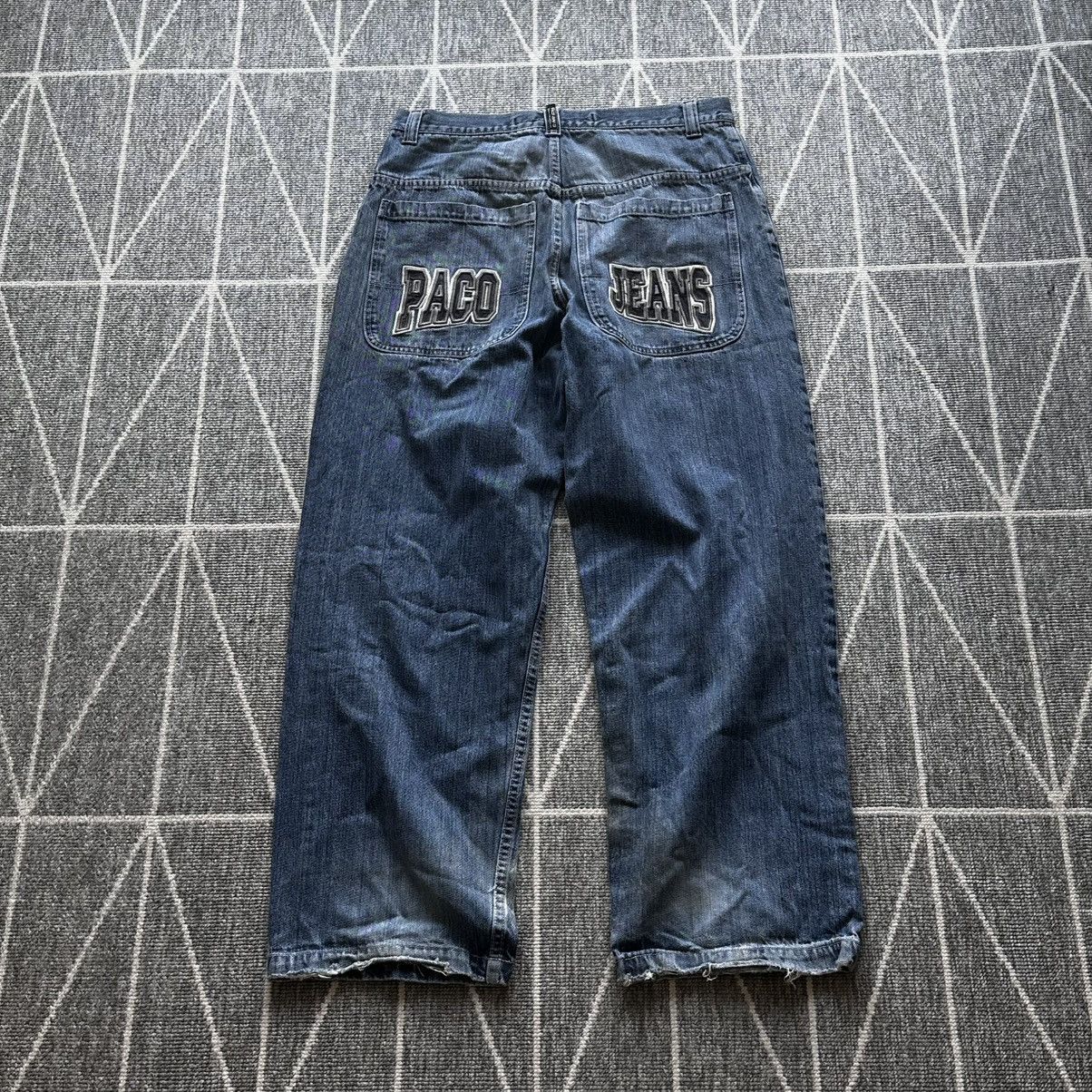 Vintage vintage paco jeans rap hiphop baggy skater jnco Size US 34 / EU 50 - 1 Thumbnail