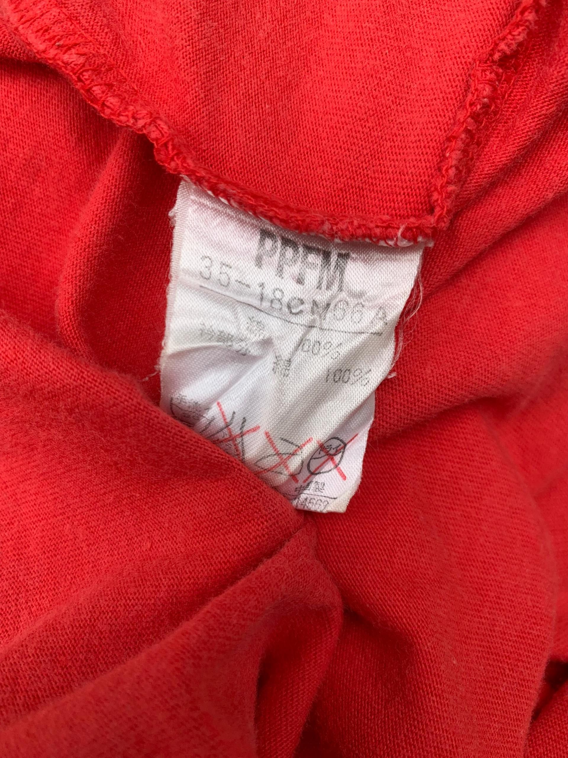 Japanese Brand × PPFM Vintage PPFM Half Button Red Shirt Size US L / EU 52-54 / 3 - 8 Thumbnail