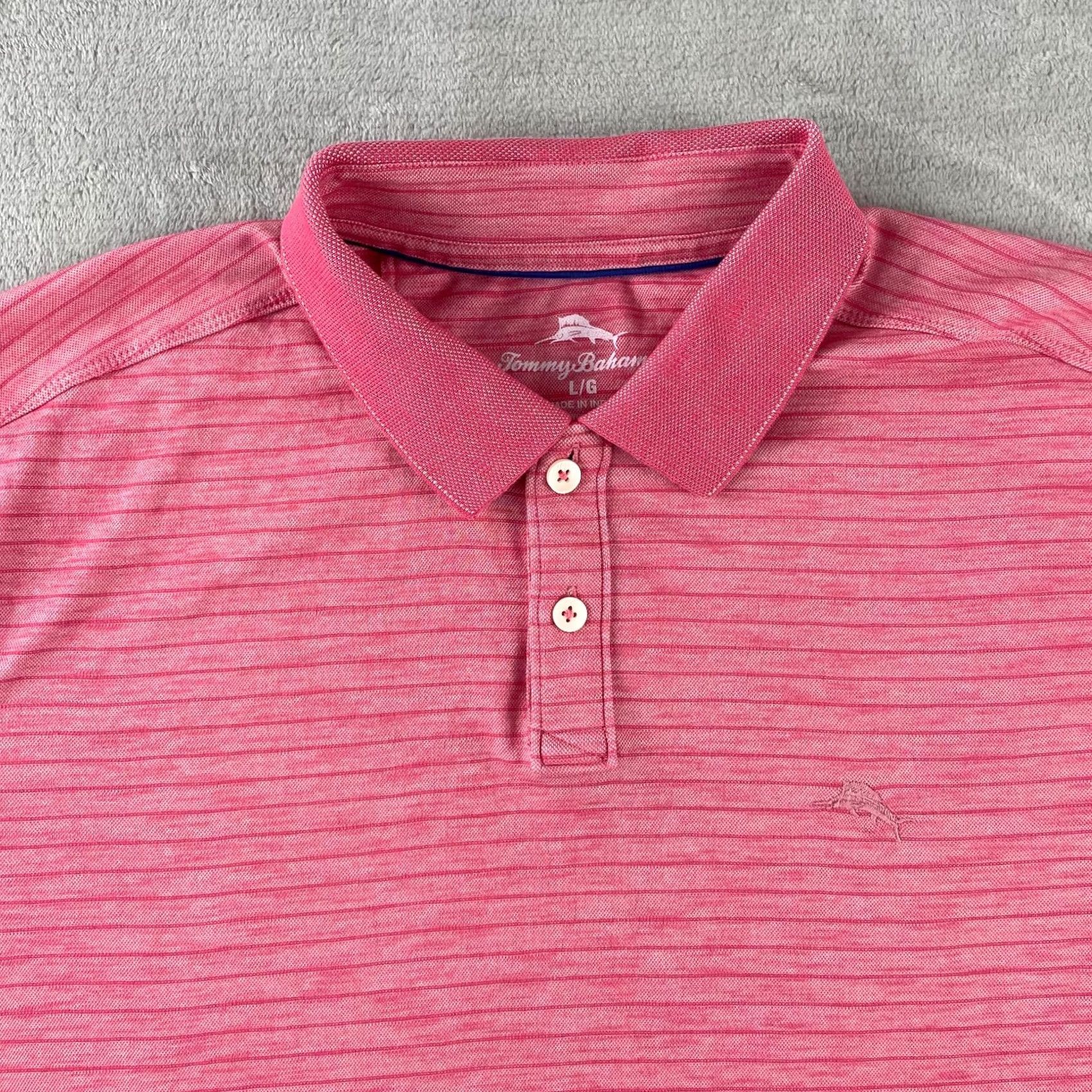 Tommy Bahama Tommy Bahama Polo Shirt Men Large Dark Havana Embroidered Marlin Logo NWOT Size US L / EU 52-54 / 3 - 3 Thumbnail