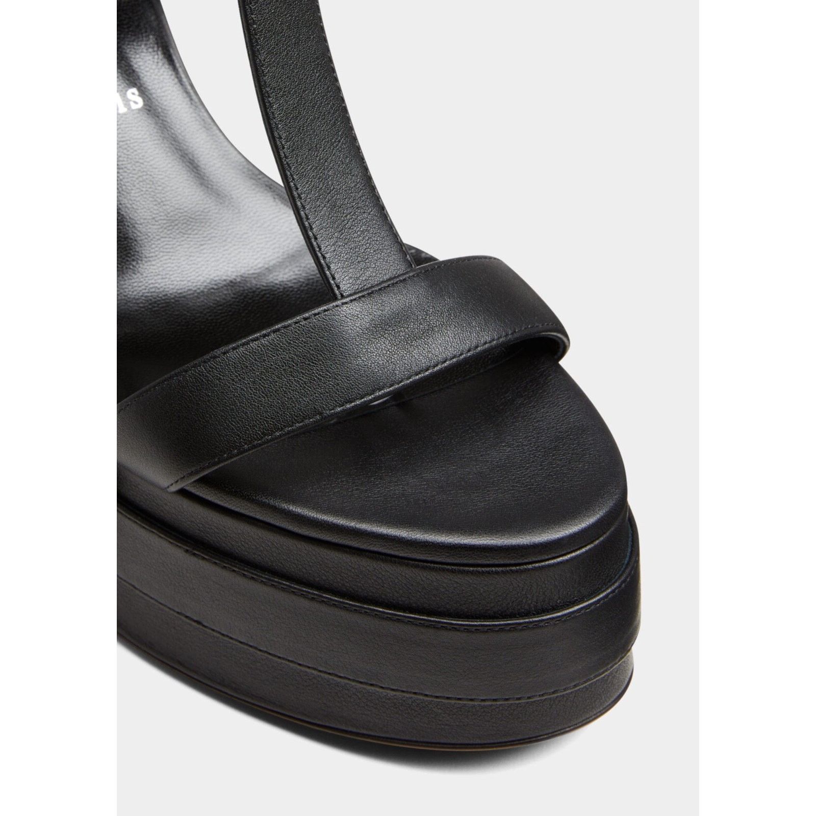 Christian Louboutin Yazefatt Strap 130 Black Platform Bloc Heel Sandal Pump 37.5 Size US 7.5 / IT 37.5 - 7 Thumbnail
